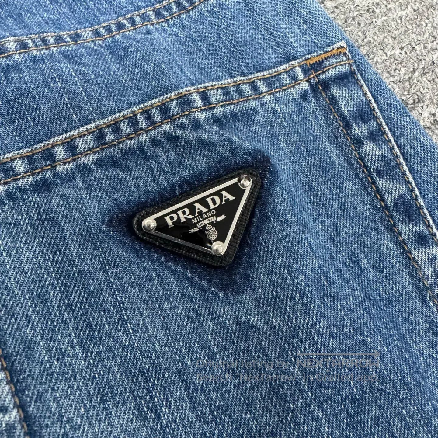 Prada Prada Delta logo jeans| Size 30" / US 8 / IT 44 - 4 Thumbnail