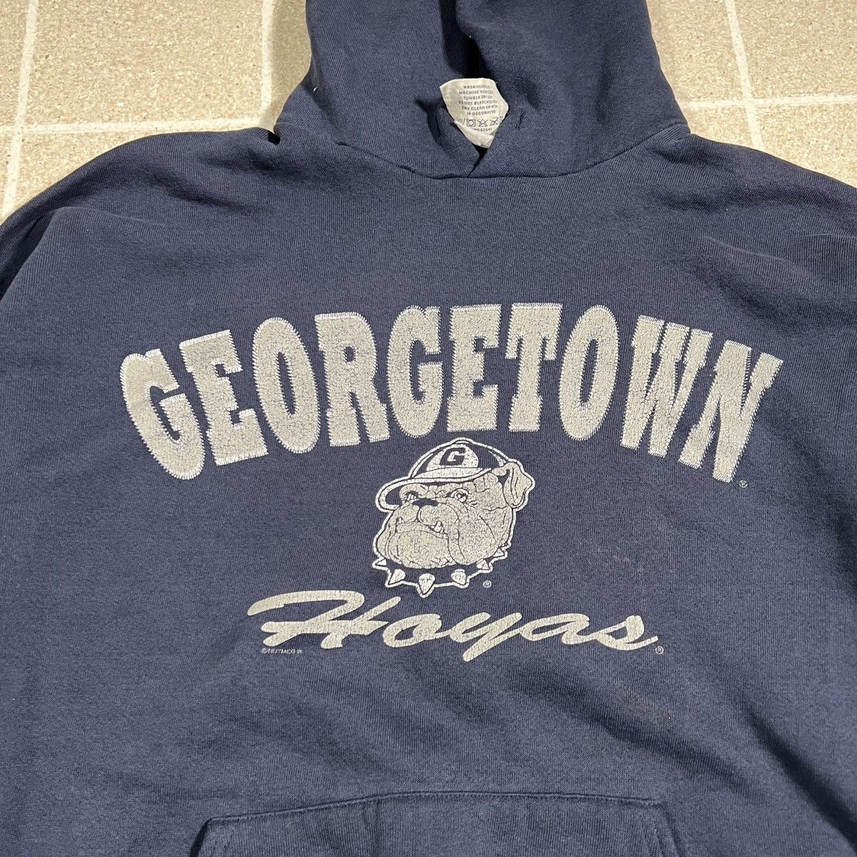 Nutmeg Vintage Georgetown Hoyas Hoodie Lee Sport Nutmeg Made In USA Size US L / EU 52-54 / 3 - 2 Thumbnail