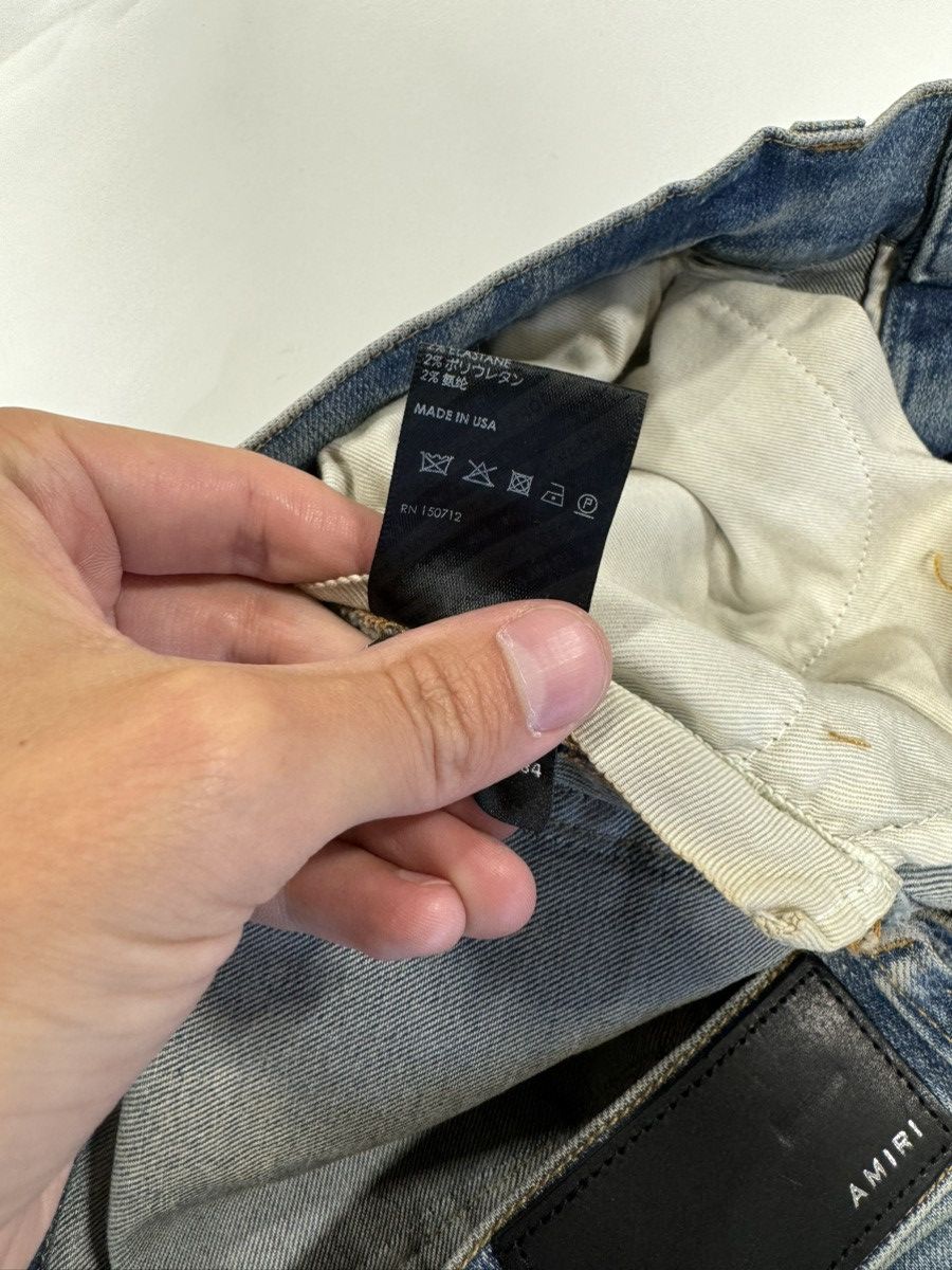 Amiri Amiri Vintage Bandana Artpatch Jeans NEW 1500$ Size US 34 / EU 50 - 7 Thumbnail