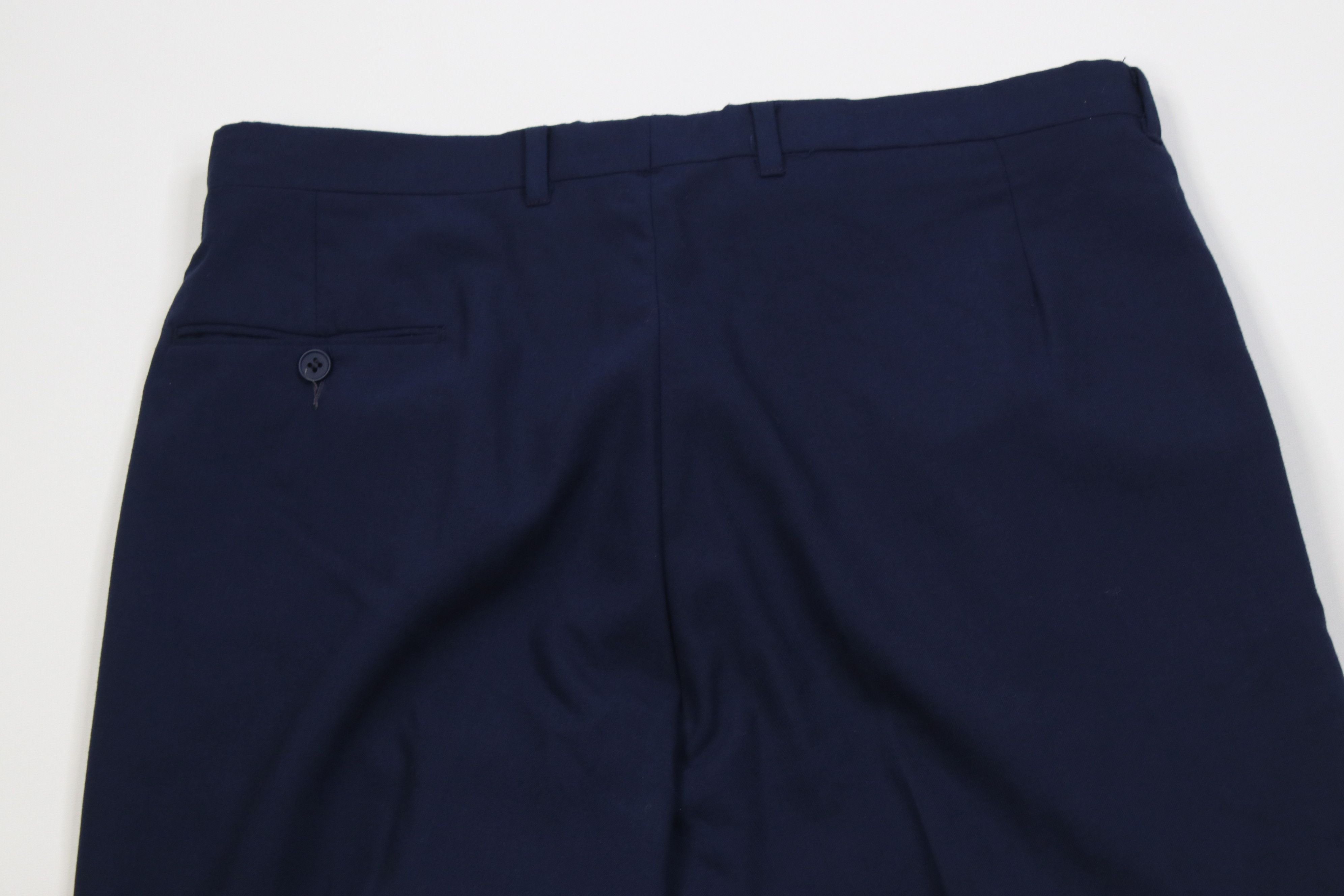 Vintage Vintage 90s Streetwear Knit High Waisted Chino Pants Blue Size US 34 / EU 50 - 13 Thumbnail