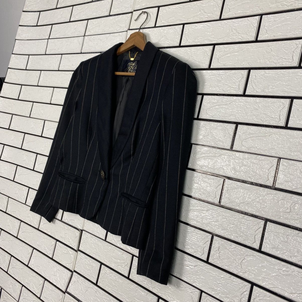 Japanese Brand 📌Cropped Striped Design Button Jacket Karl Kani Size US M / EU 48-50 / 2 - 3 Thumbnail