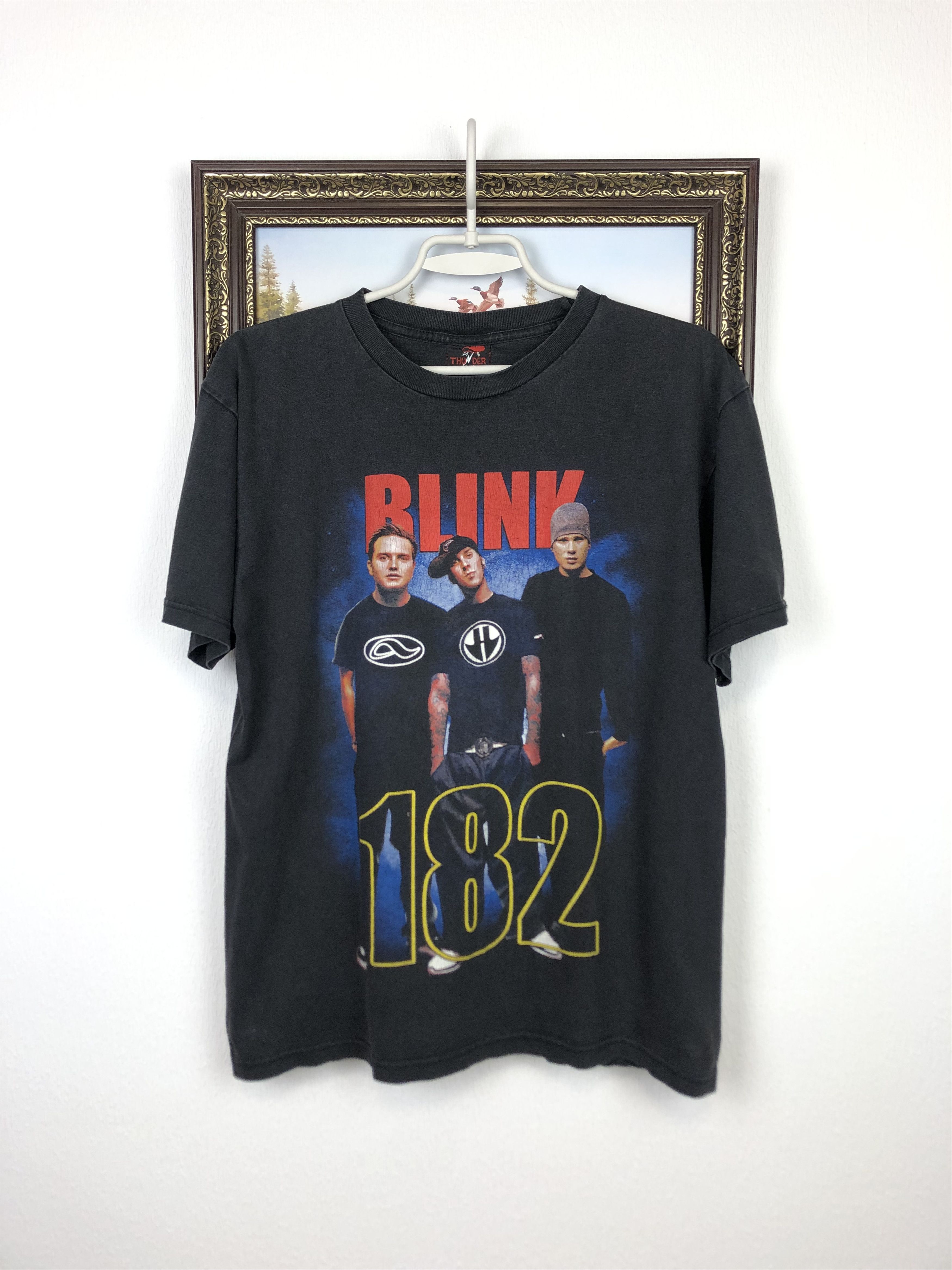 Band Tees Vintage Blink 182 Punk Band Shirt Tee Over Print Rare Hype Size US M / EU 48-50 / 2 - 1 Thumbnail