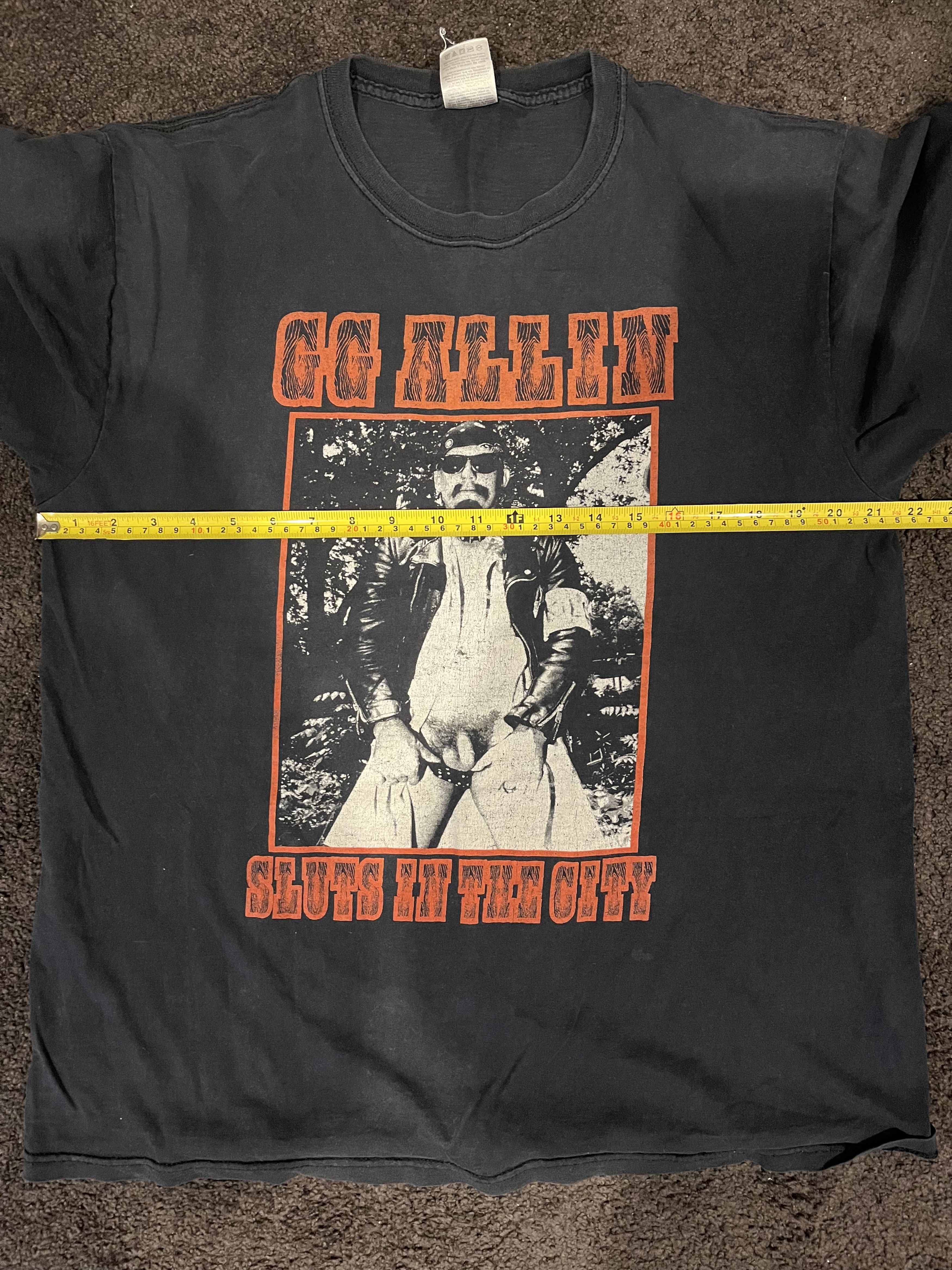 Vintage GG Allin 'Sluts in the City' Tee Size US L / EU 52-54 / 3 - 7 Thumbnail