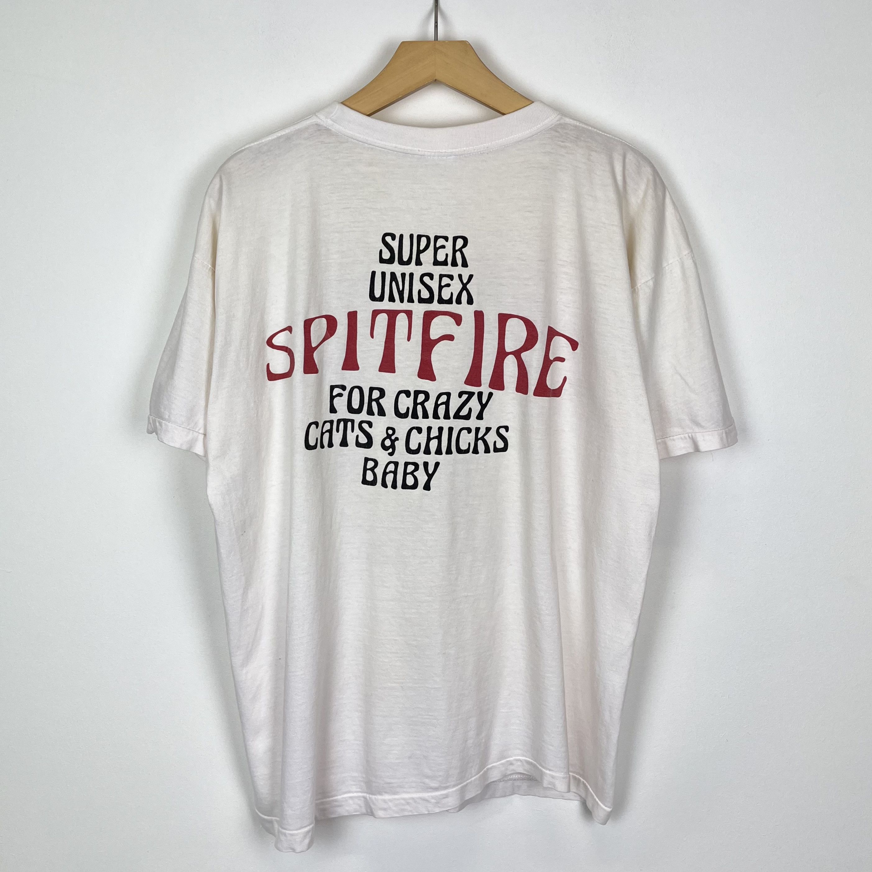 Band Tees Vintage Spitfire Boys UK Rock Band Tour T Shirt 1991 Size US M / EU 48-50 / 2 - 19 Thumbnail