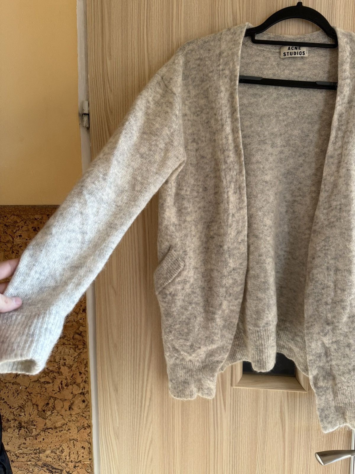 Acne Studios Acne Studios Womens Raya Mohair Open Cardigan Size XS Size XS / US 0-2 / IT 36-38 - 3 Thumbnail