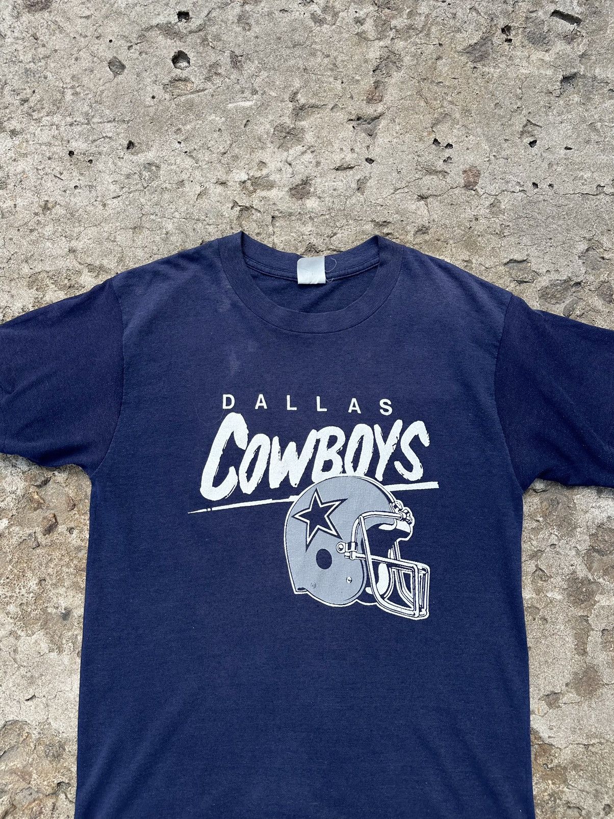NFL × Vintage Vintage 80s NFL Dallas Cowboys Faded T-Shirt Size US L / EU 52-54 / 3 - 2 Thumbnail