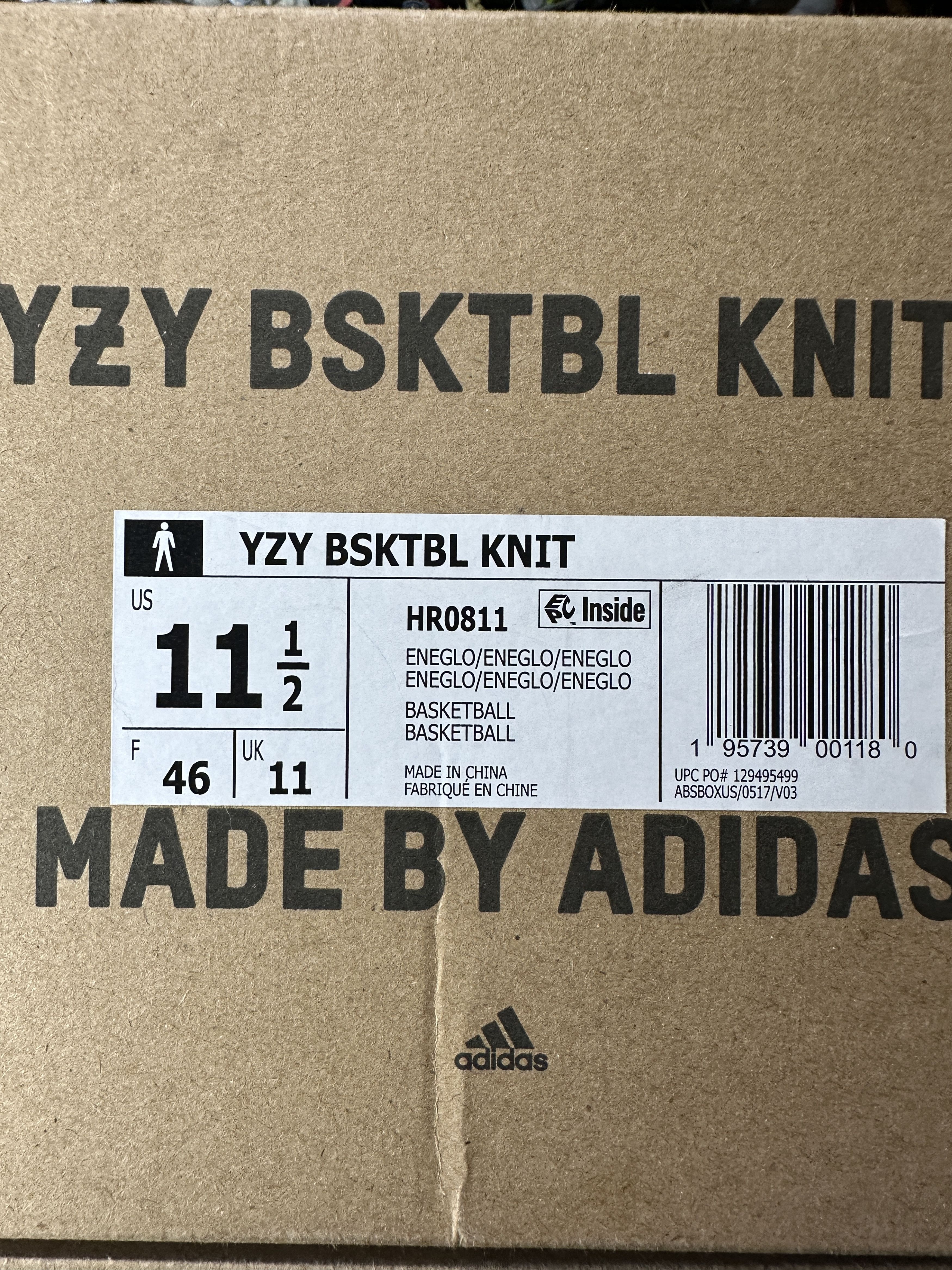 Adidas Adidas Yeezy BSKTBL Knit Energy Glow 11.5M Size US 11.5 / EU 44-45 - 10 Thumbnail