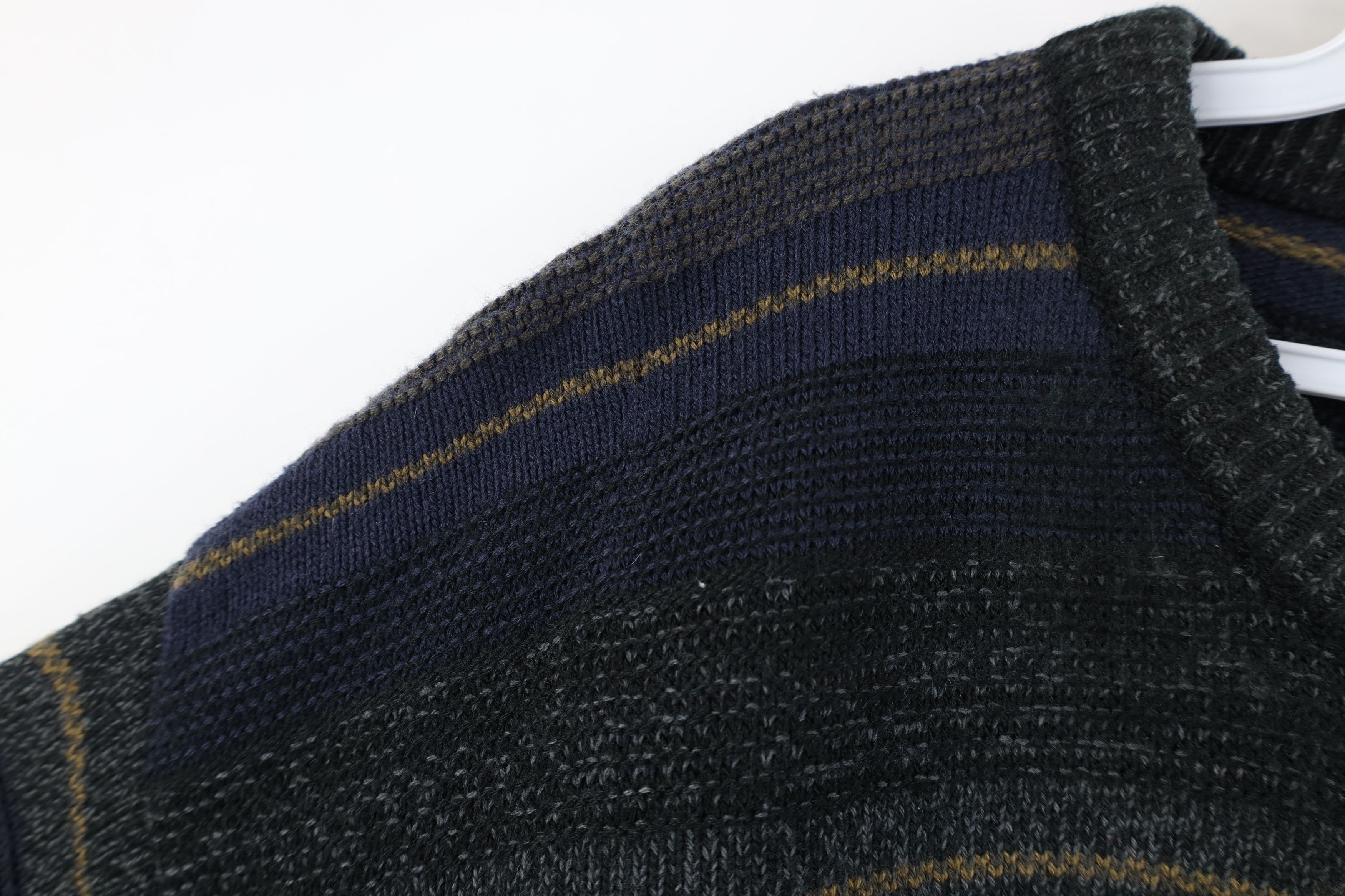 Vintage Vintage 90s Streetwear Earth Tone Knit Crewneck Sweater Size US XXL / EU 58 / 5 - 5 Thumbnail