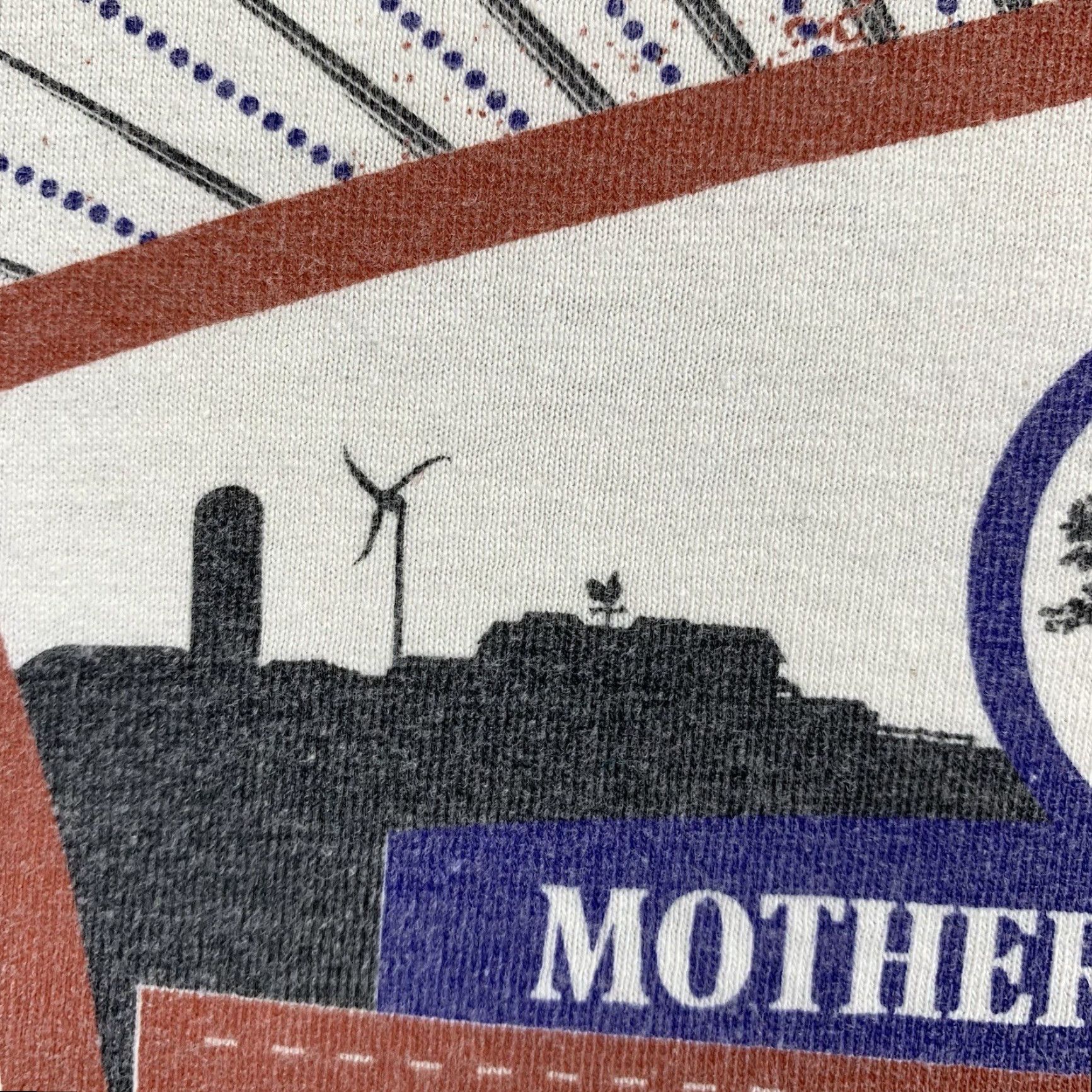 MOTHER VINTAGE Anvil Organic Mother Earth News Fair Shirt T-Shirt Graphic Print Unisex Adult L White Eco Recycle Animal 2000s Size US L / EU 52-54 / 3 - 6 Thumbnail