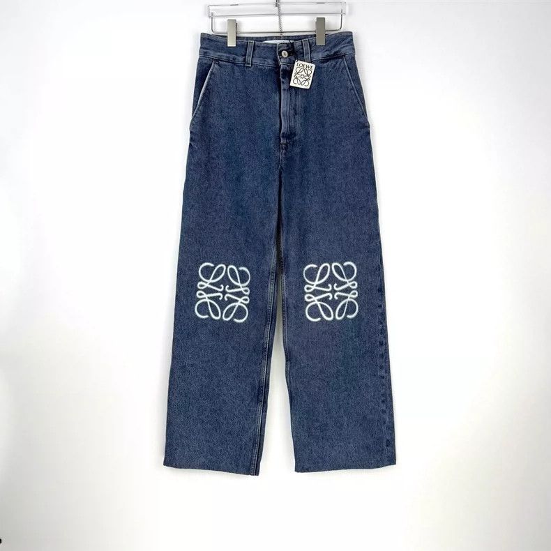 Loewe loewe Washed blue classic jeans 2504-Nextarrow Size US 34 / EU 50 - 3 Thumbnail