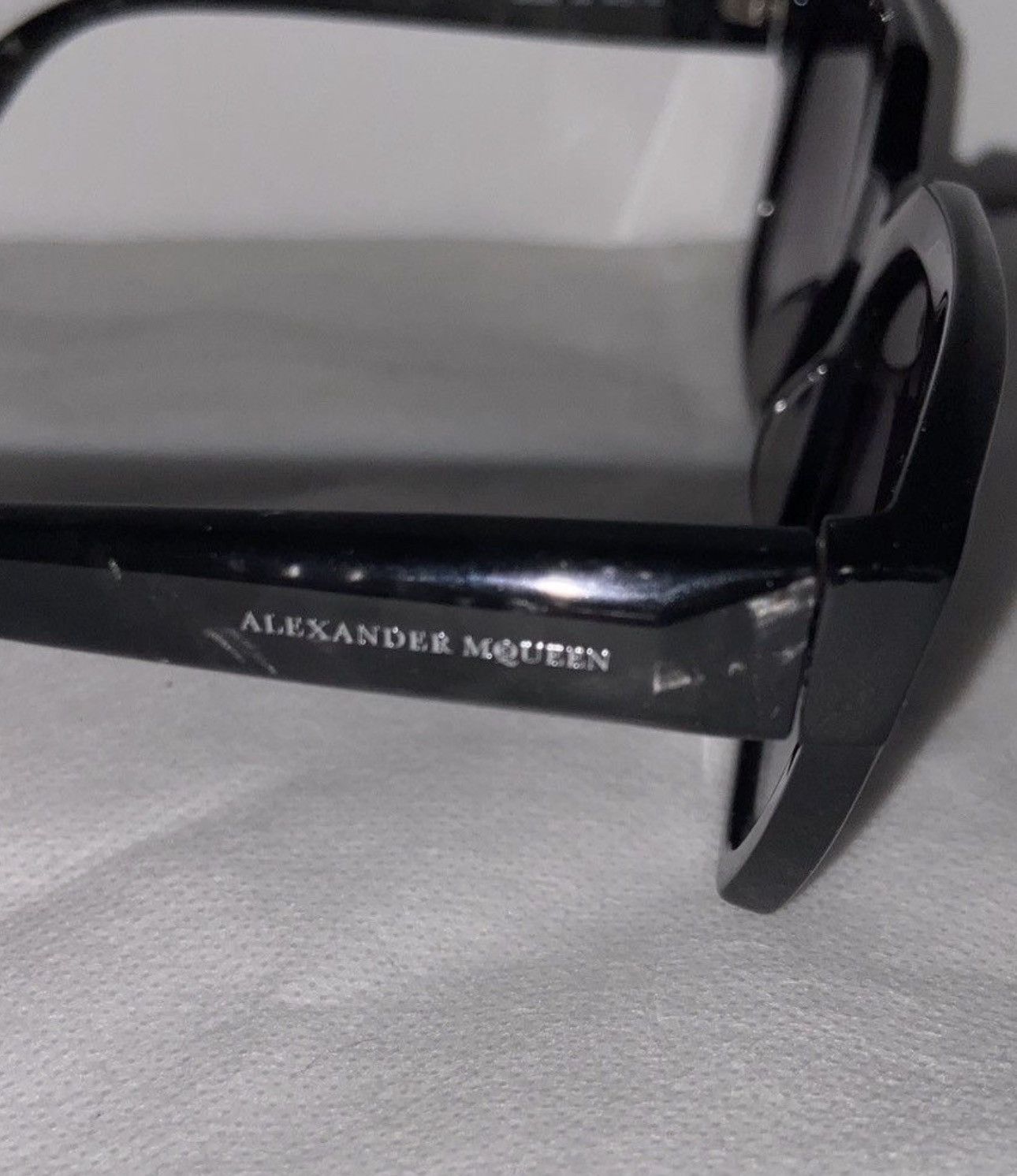 Alexander McQueen Alexander McQueen Sunglasses OS UNI Black Carbon AM0042S​ Size ONE SIZE - 9 Thumbnail