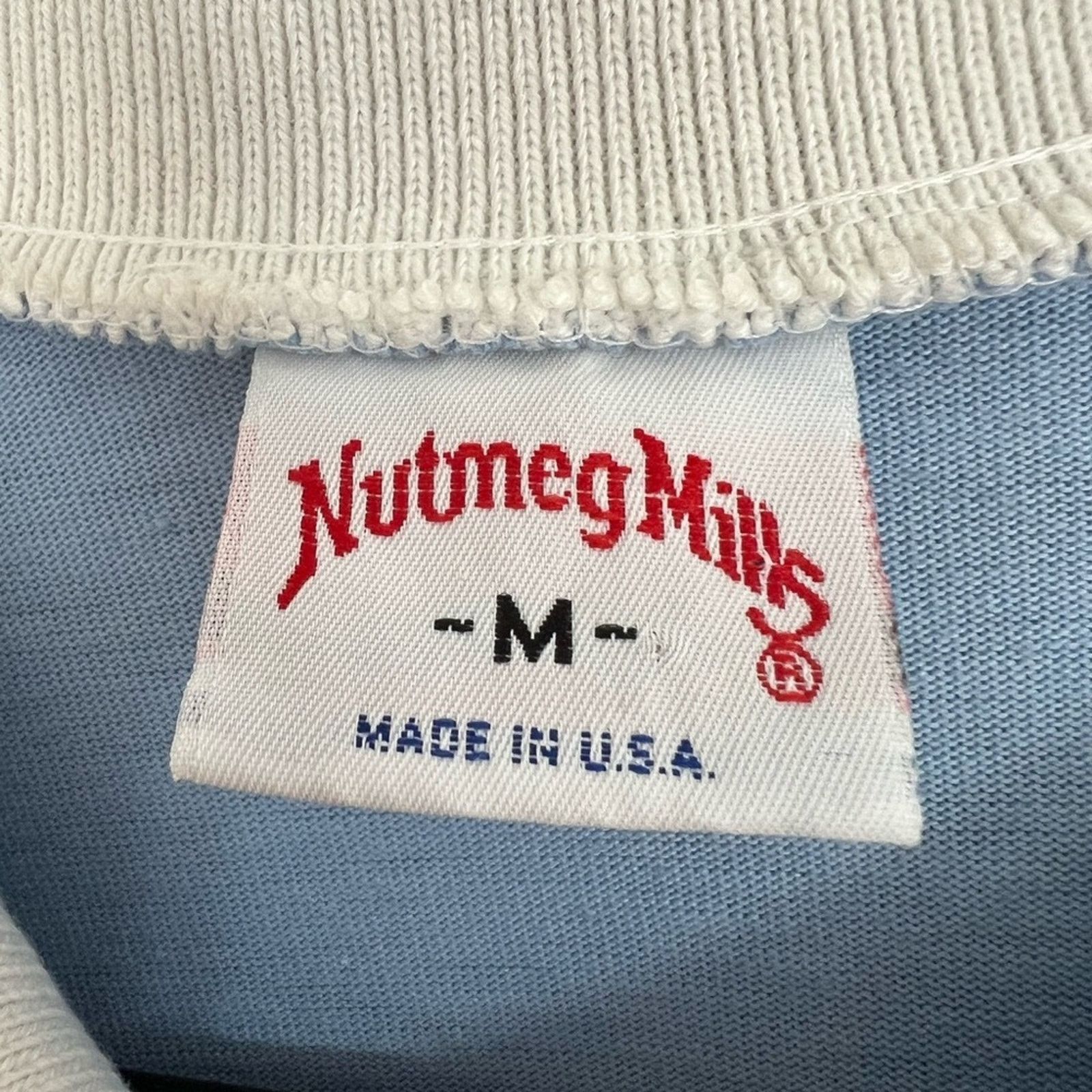 Nutmeg Vintage Nutmeg Mills UNC Tar Heels Carolina Polo Spellout M Size US M / EU 48-50 / 2 - 6 Thumbnail