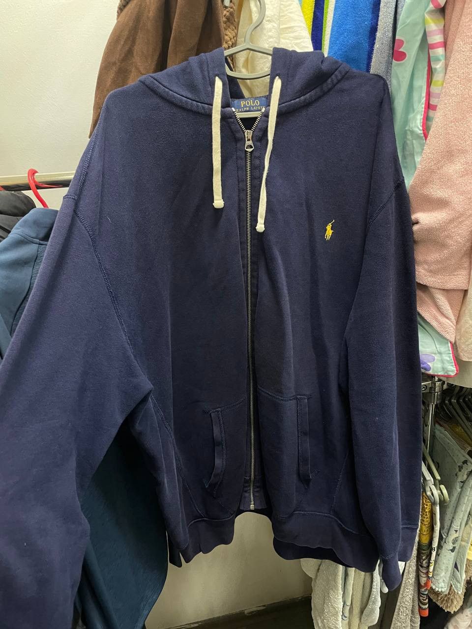 Polo Ralph Lauren × Vintage Vintage polo Ralph Lauren zip hoodie size XXL Logo Size US XXL / EU 58 / 5 - 1 Thumbnail