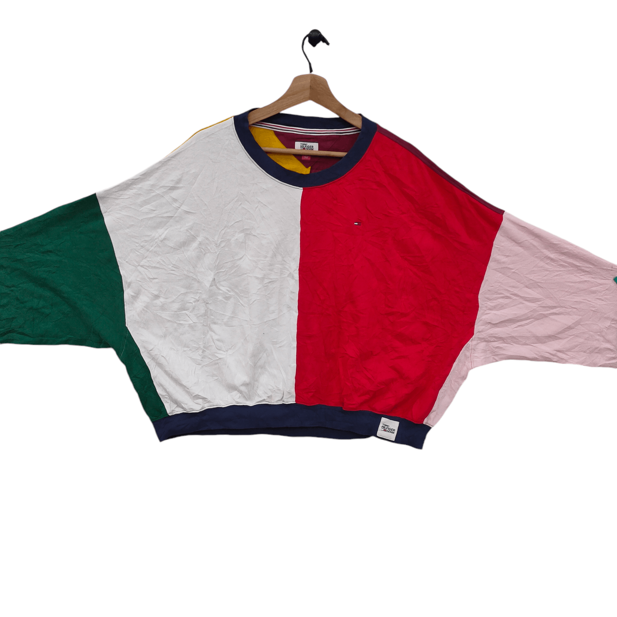 Tommy Hilfiger Tommy Hilfiger Colorblock Sweatshirt Size L / US 10 / IT 46 - 3 Thumbnail
