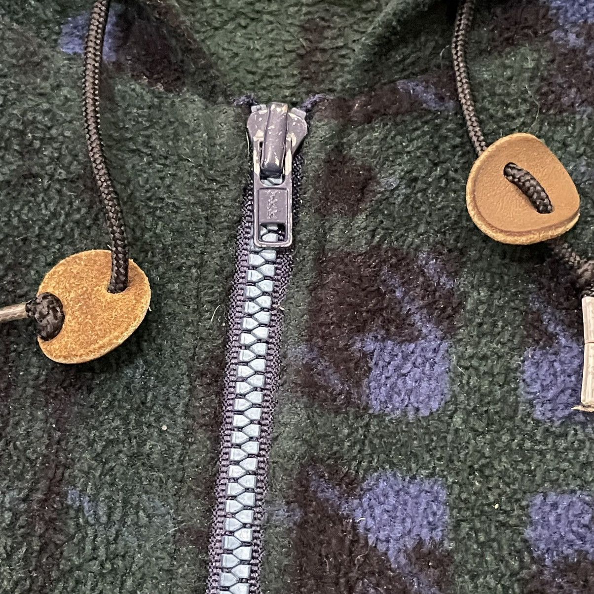 L.L. Bean Vintage 90s L.L. Bean Geometric Fleece Hoodi Size US M / EU 48-50 / 2 - 8 Thumbnail