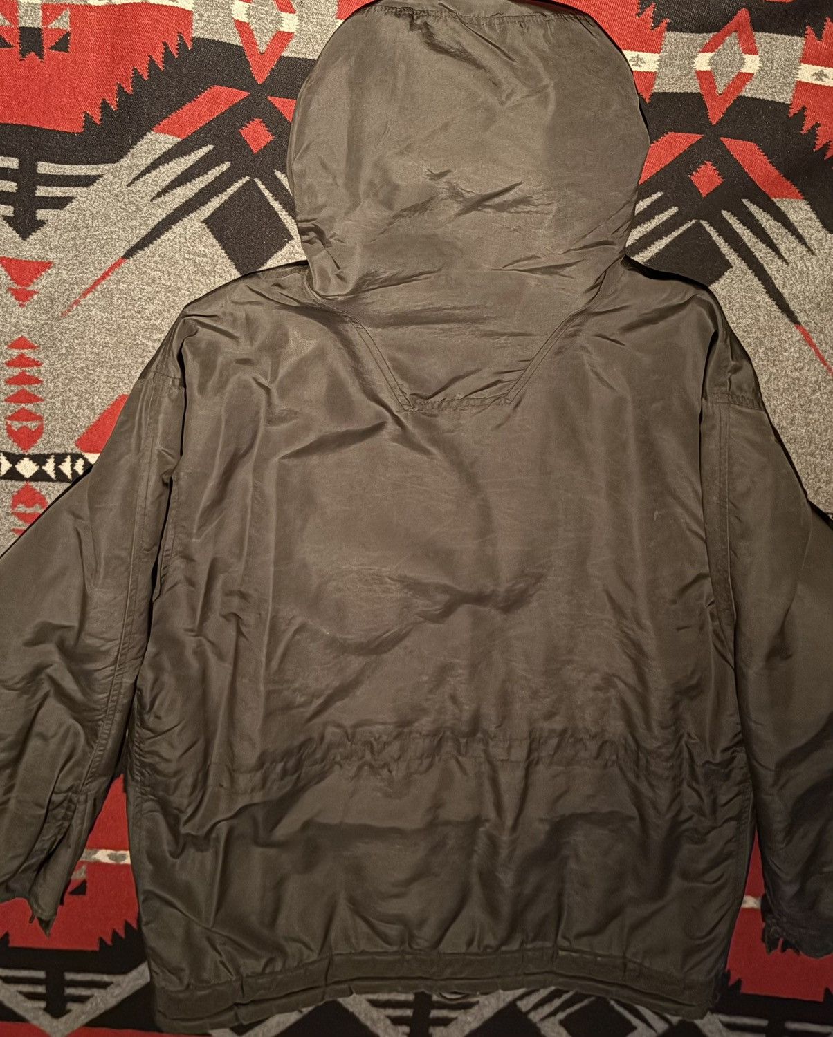 Helmut Lang 1998 Olive Green Nylon Parka Size US L / EU 52-54 / 3 - 2 Thumbnail