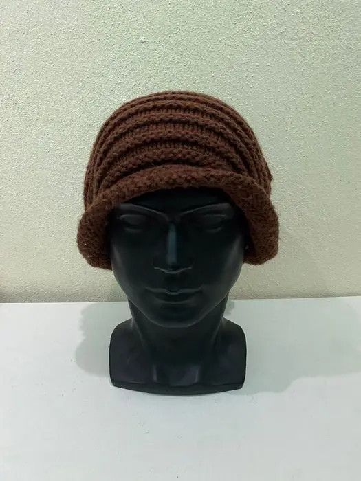 Japanese Brand Japanese Brand Turban Style Beanie Hat Size ONE SIZE - 3 Thumbnail