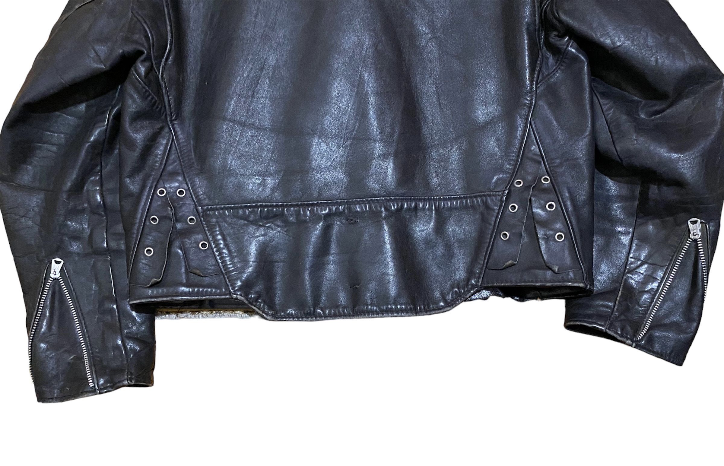 Vintage Vintage 60s Perfecto Style Motorcycle Biker Leather Jacket Size US M / EU 48-50 / 2 - 8 Thumbnail