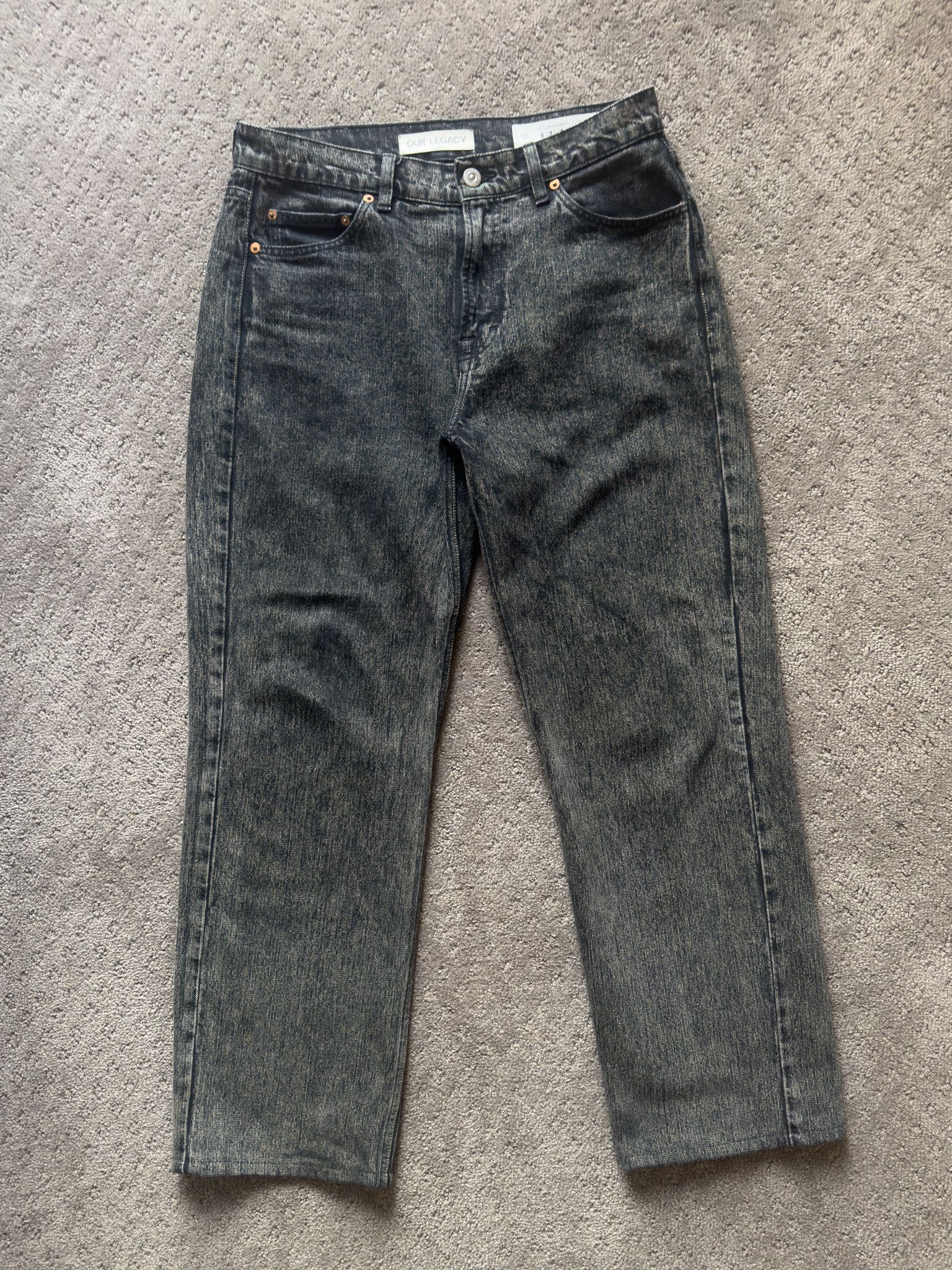 FORMAL CUT Overdyed Black Chain Twill