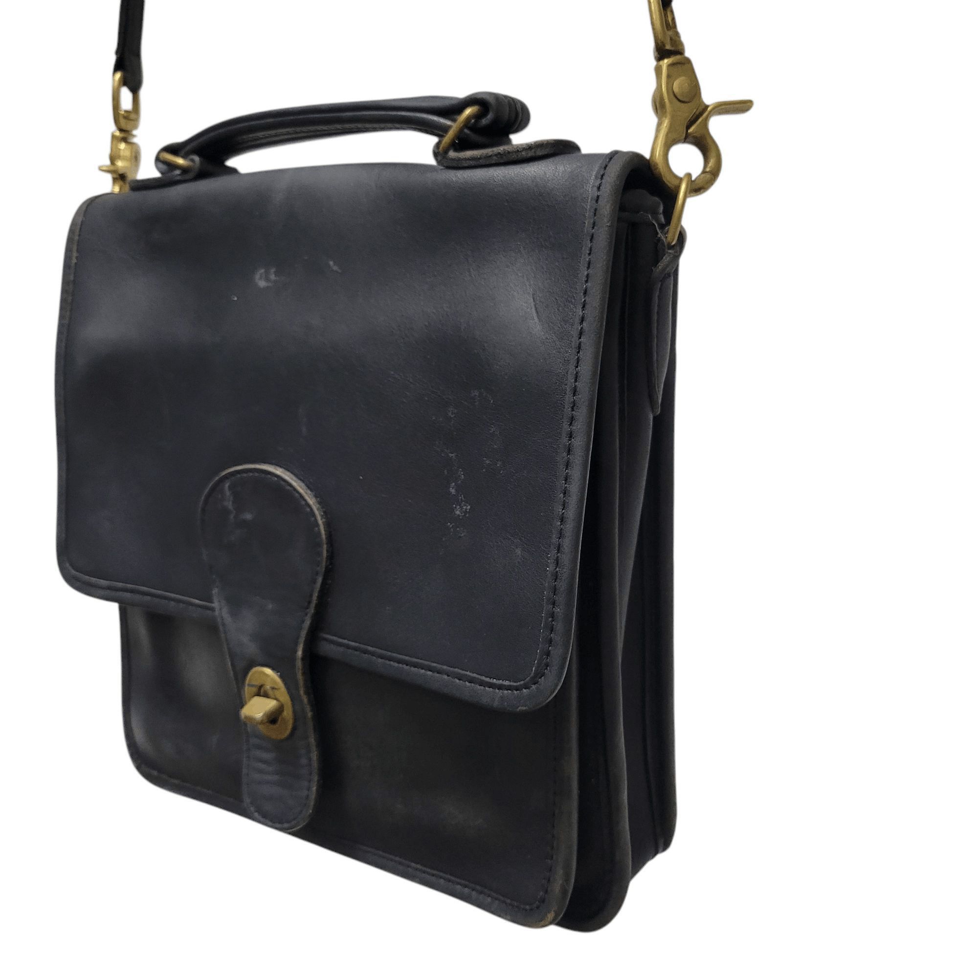 Coach Coach Vintage 0812-225 Leather Crossbody Turnlock Closure Size ONE SIZE - 3 Thumbnail