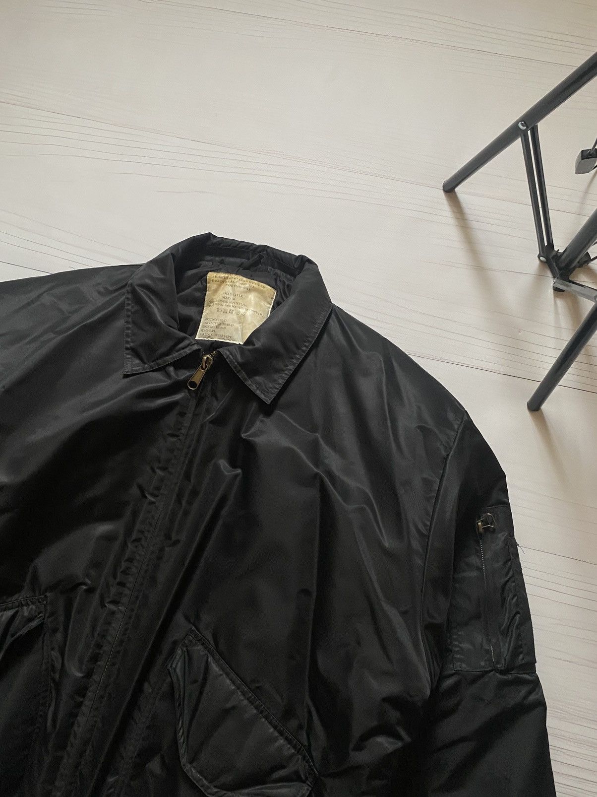 Vintage Vintage MA 2 style bomber nylon jacket Size US XL / EU 56 / 4 - 3 Thumbnail