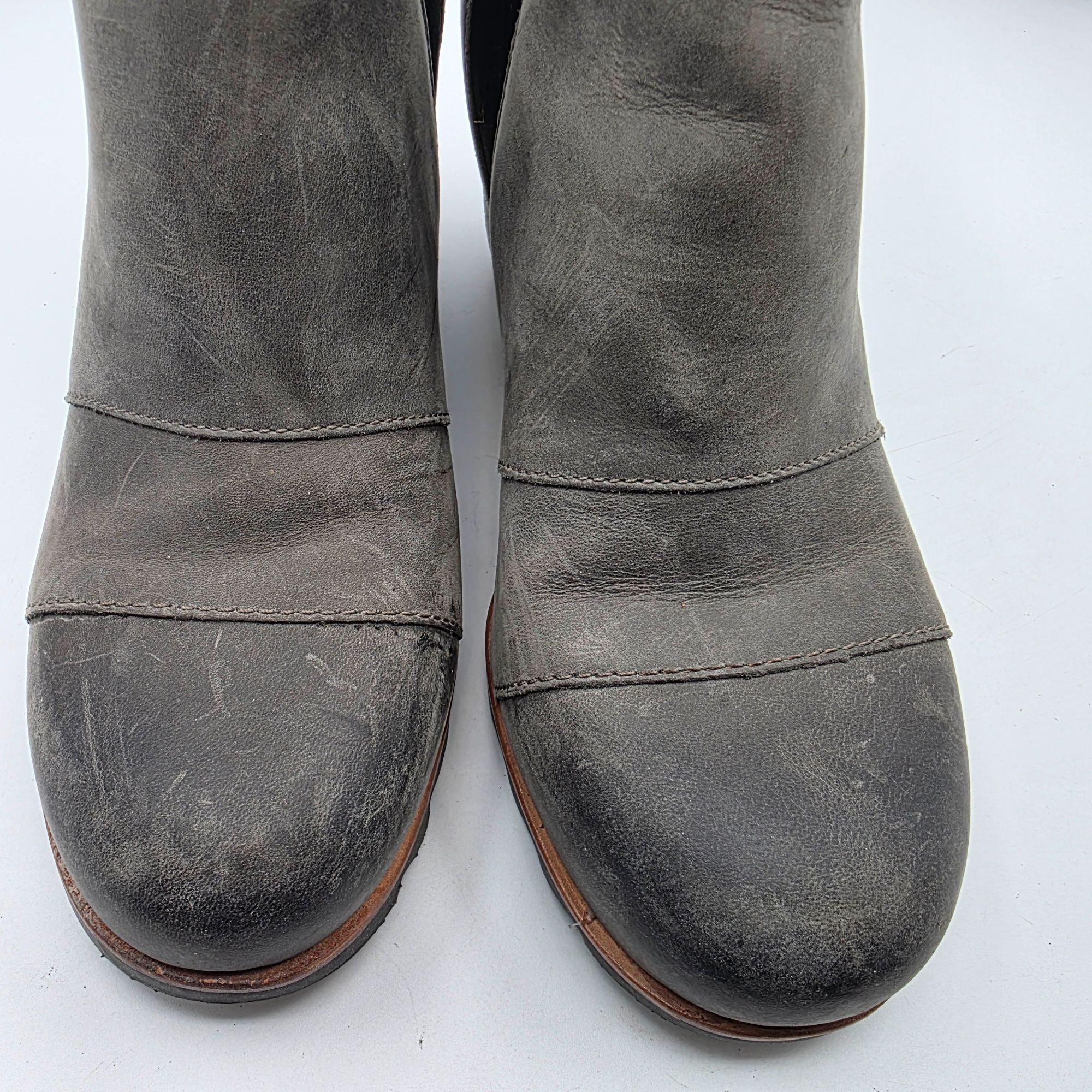 SOREL Sorel Lea Womens Size 8 Gray Wedge Chelsea Ankle Boots Going Size US 8 / IT 38 - 10 Thumbnail