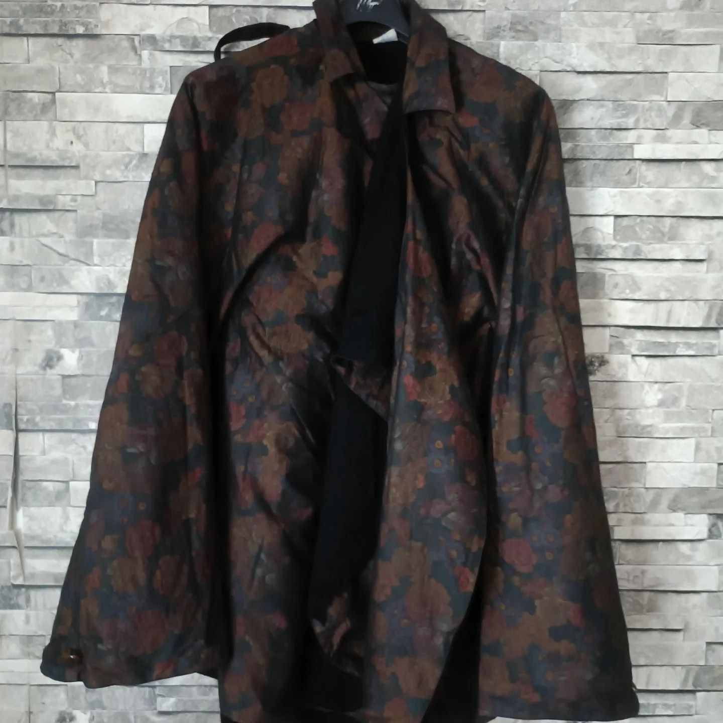 Trussardi × Vintage Vintage trussardi attire spa cape cocoon coat Size ONE SIZE - 2 Thumbnail