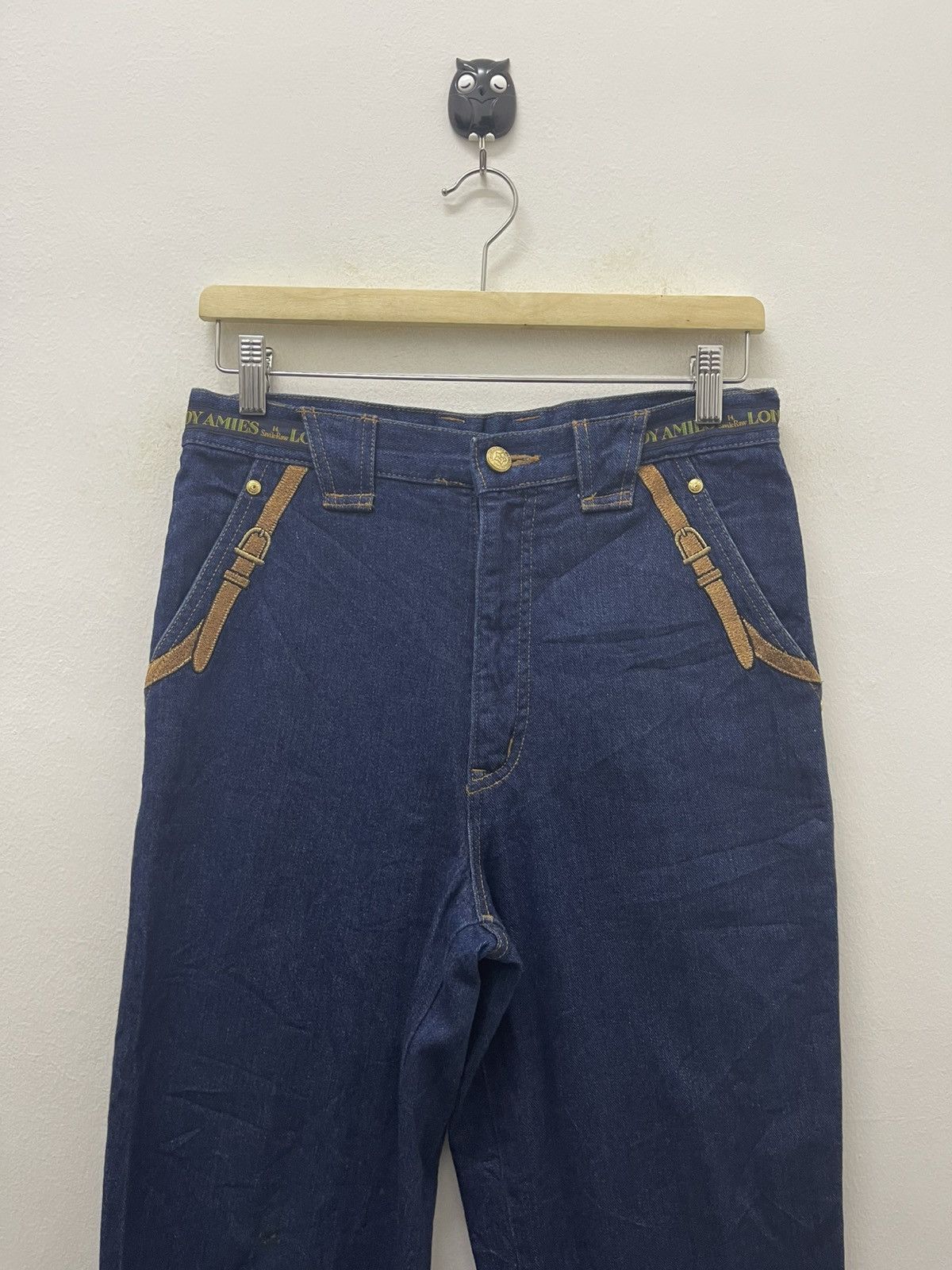 Hardy Amies Rare Vintage HARDY AMIES Embroidered Jeans Size US 28 / EU 44 - 7 Thumbnail