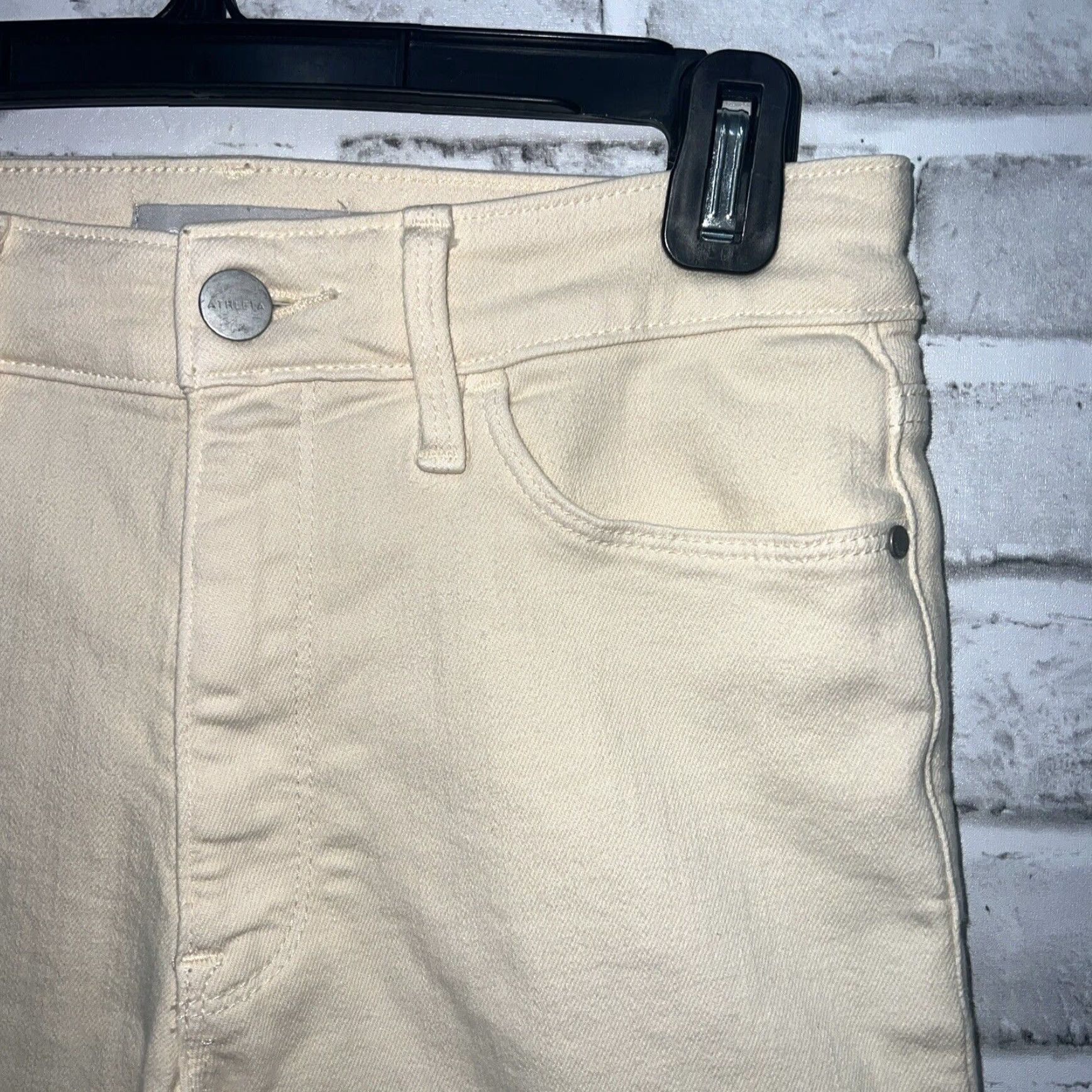 Athleta Athleta Beige Skinny Crop Jeans Womens Regular 2P Size 26" / US 2 / IT 38 - 2 Thumbnail