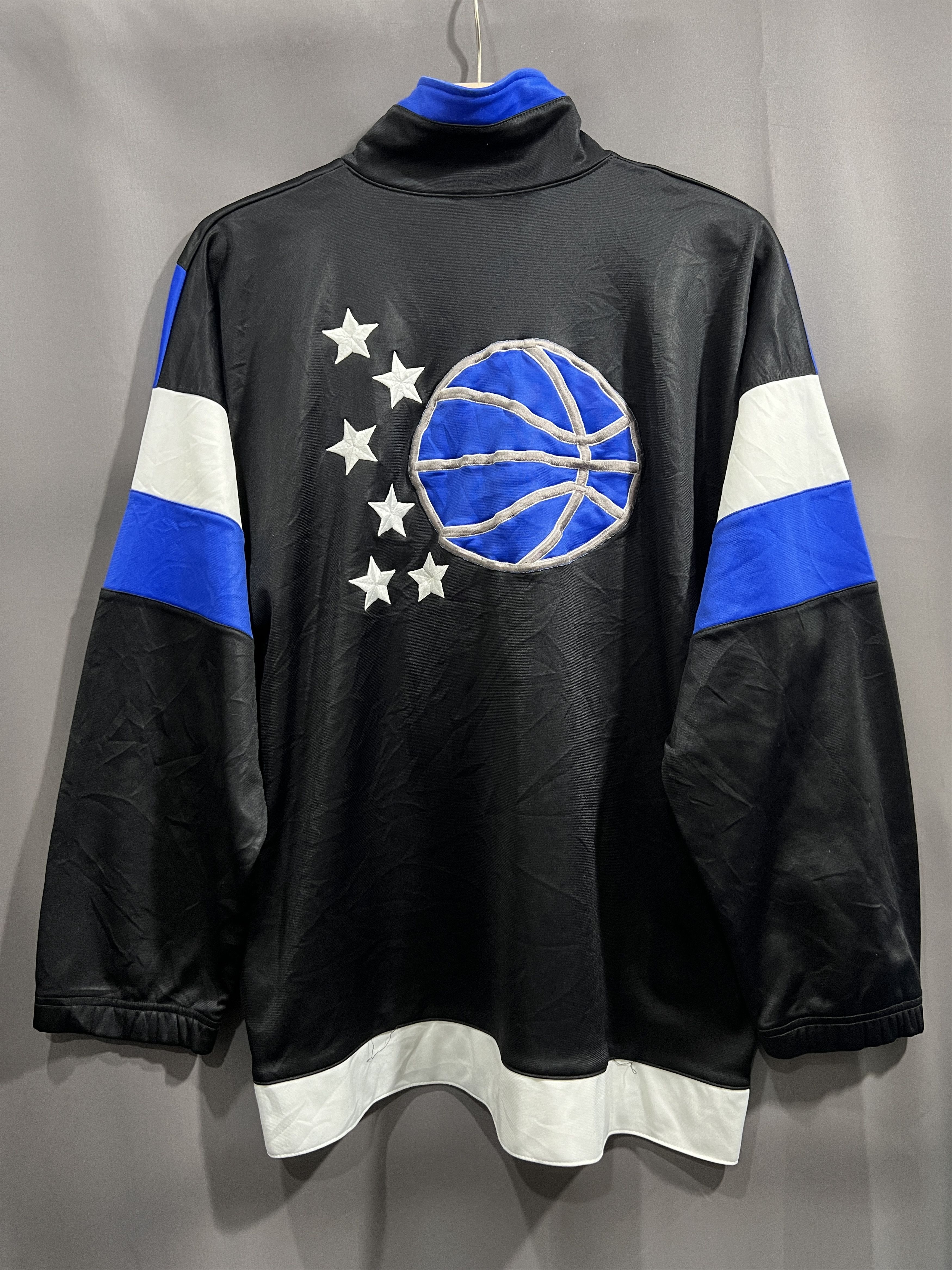 NBA VTG NBA Orlando Magic Embroidery Warm Up Jacket (L) JKA171 Size US L / EU 52-54 / 3 - 8 Thumbnail