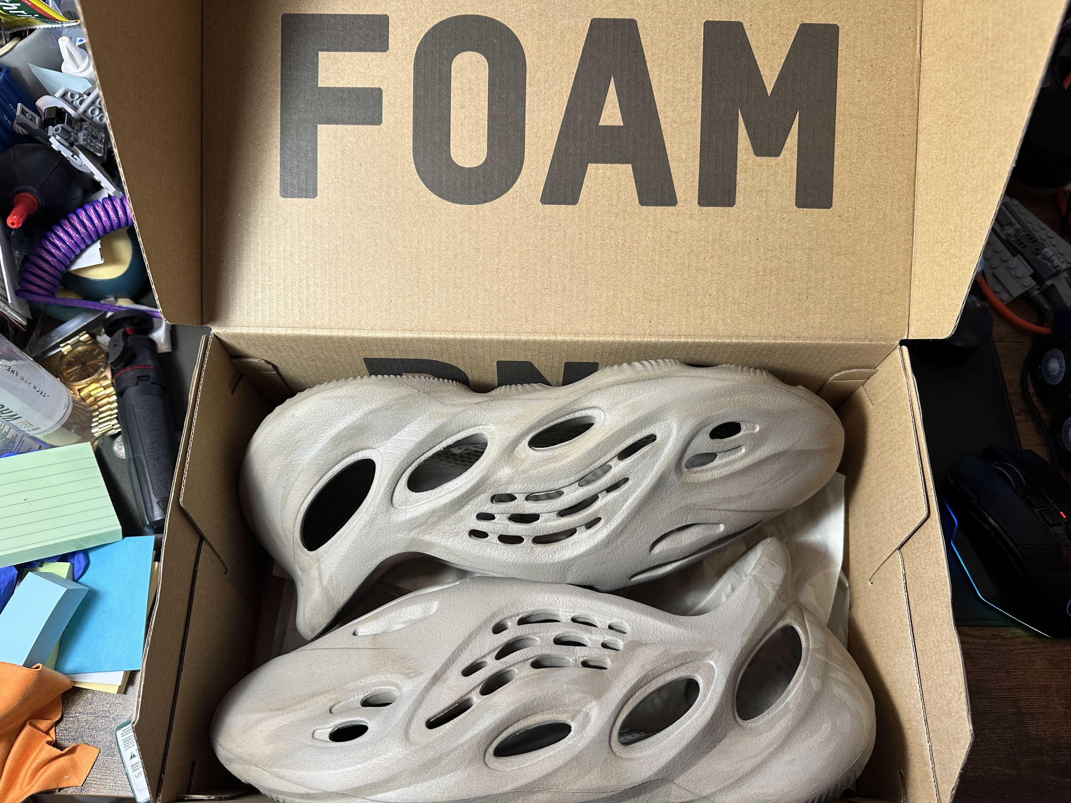Adidas Adidas Yeezy Foam RNR Stone Sage 11M Size US 11 / EU 44 - 1 Thumbnail