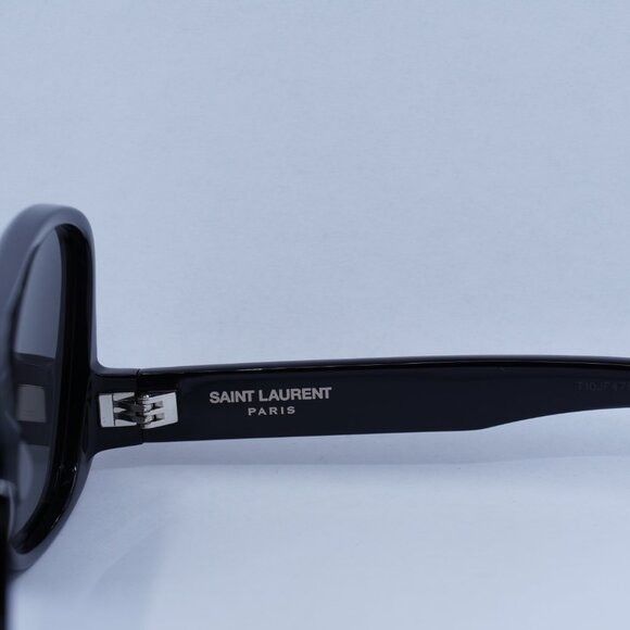 Saint Laurent Paris 🕶️ New Saint Laurent SL652 SOLACE 001 Sunglasses - Black Size ONE SIZE - 6 Thumbnail
