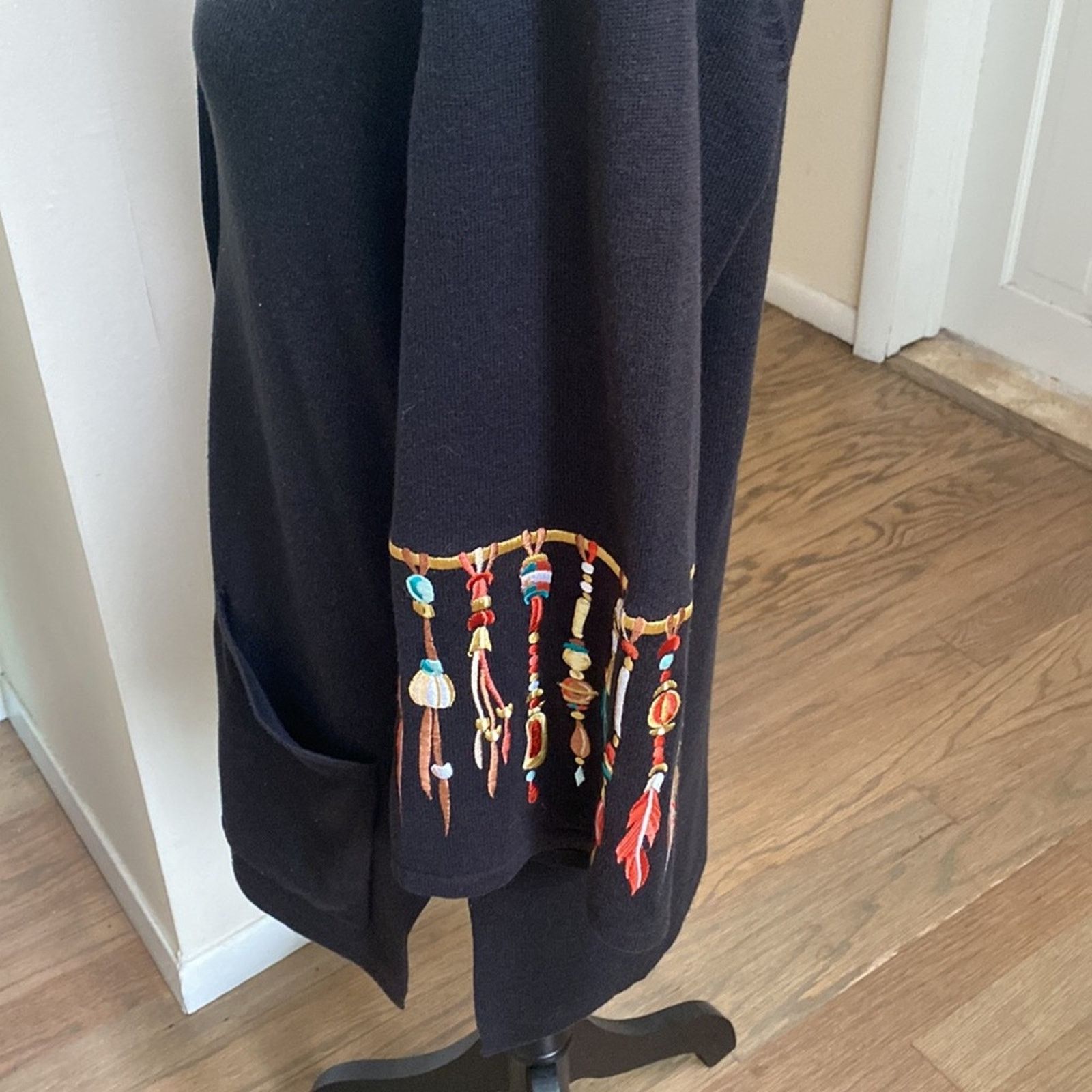 Other Bob Mackie Wearable Art Cardigan with Embroidery Size S / US 4 / IT 40 - 4 Thumbnail