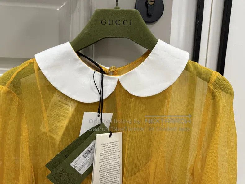 Gucci Gucci Silk chiffon dress Size XS / US 0-2 / IT 36-38 - 4 Thumbnail