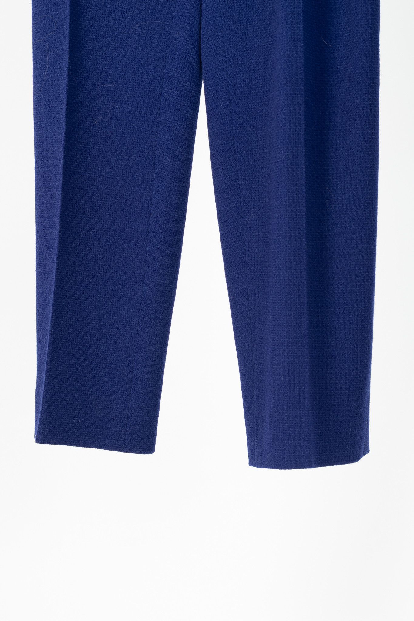 Escada Escada Tina Ink Wool-Pique Tapered Trousers Size 31" - 5 Thumbnail