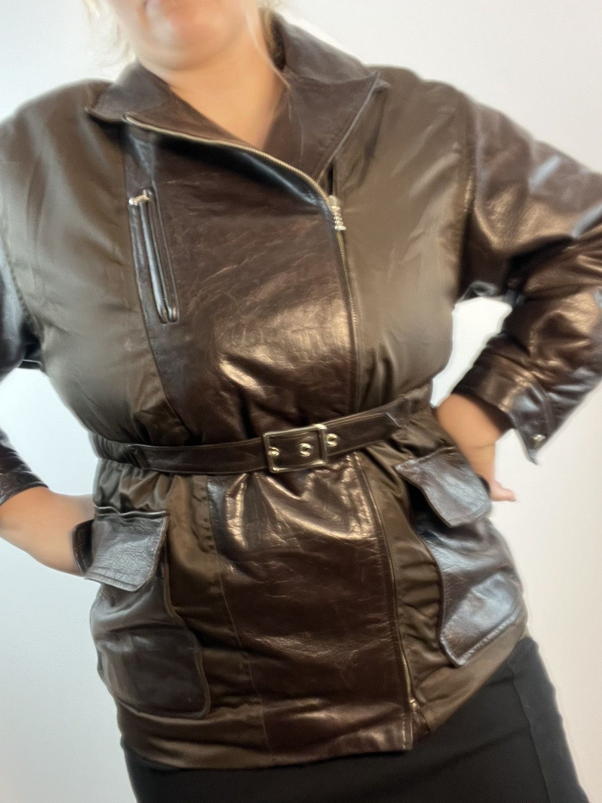 Vintage Leather Vintage jacket Size XL / US 12-14 / IT 48-50 - 8 Thumbnail