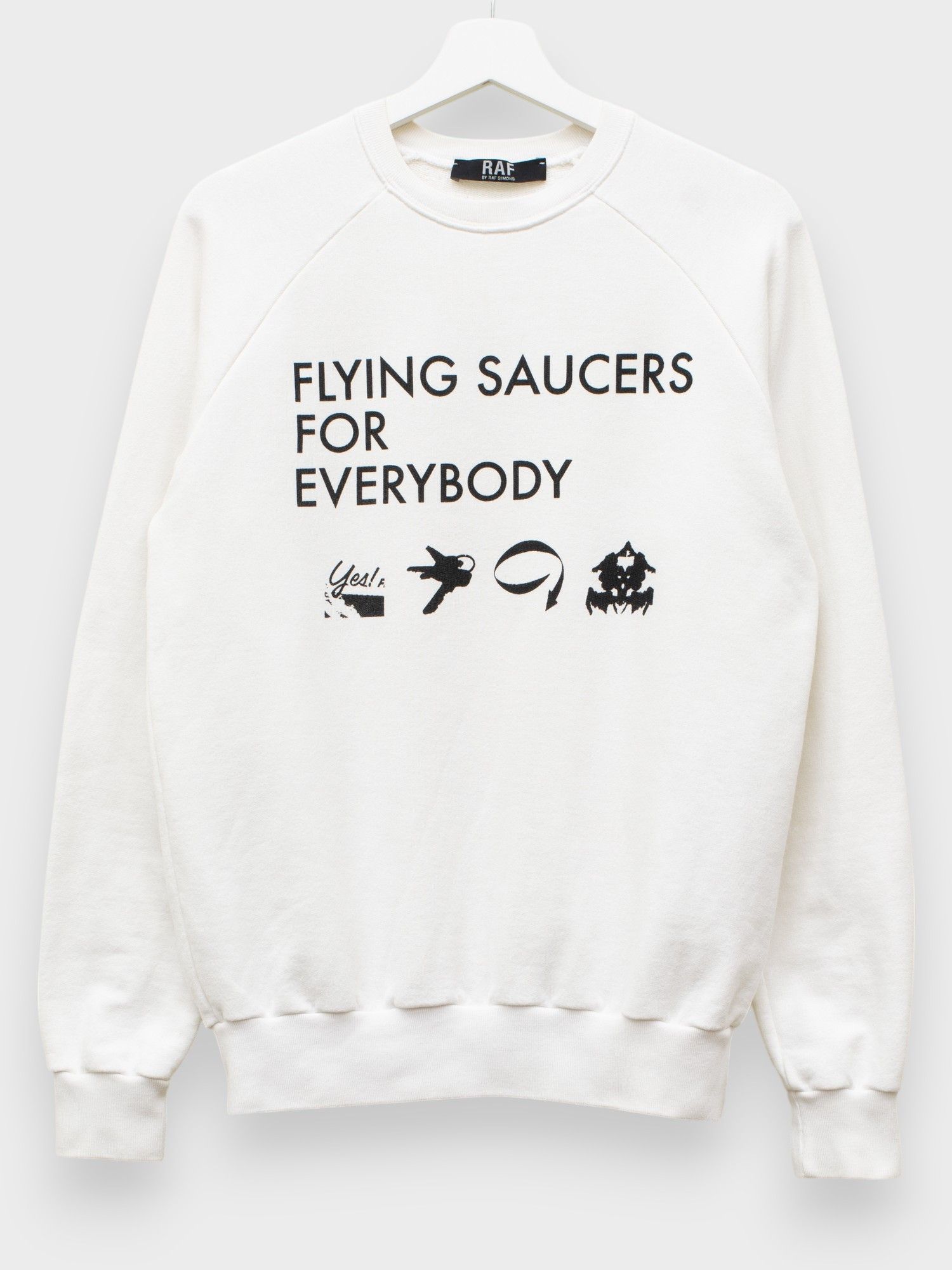 Raf Simons × Raf by Raf Simons RAF by Raf Simons AW07 Flying Saucers For Everybody crewneck Size US M / EU 48-50 / 2 - 1 Thumbnail