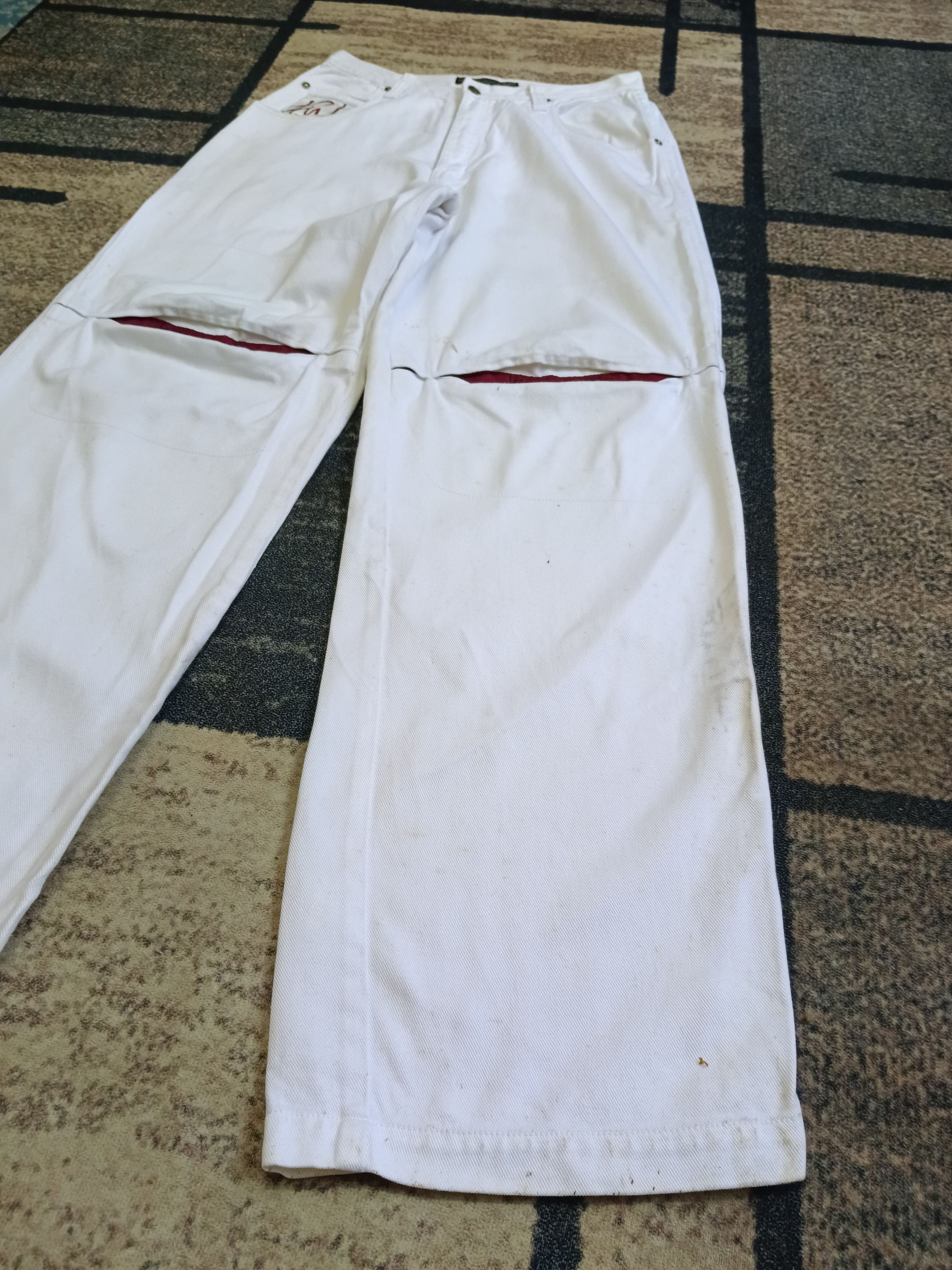 Fubu × Vintage TRENDING WIDE PANTS BAGGY🔥FUBU SICK DENIM PANTS Size US 27 - 6 Thumbnail