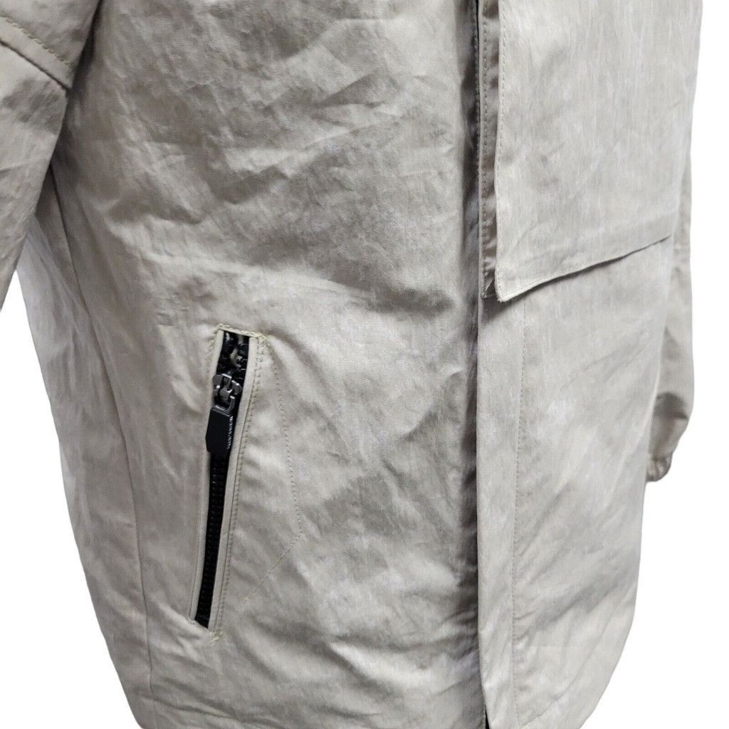 Michael Kors Men's Michael Kors Crinkled Woven Hoodie Cargo Jacket. Small Size US S / EU 44-46 / 1 - 6 Thumbnail