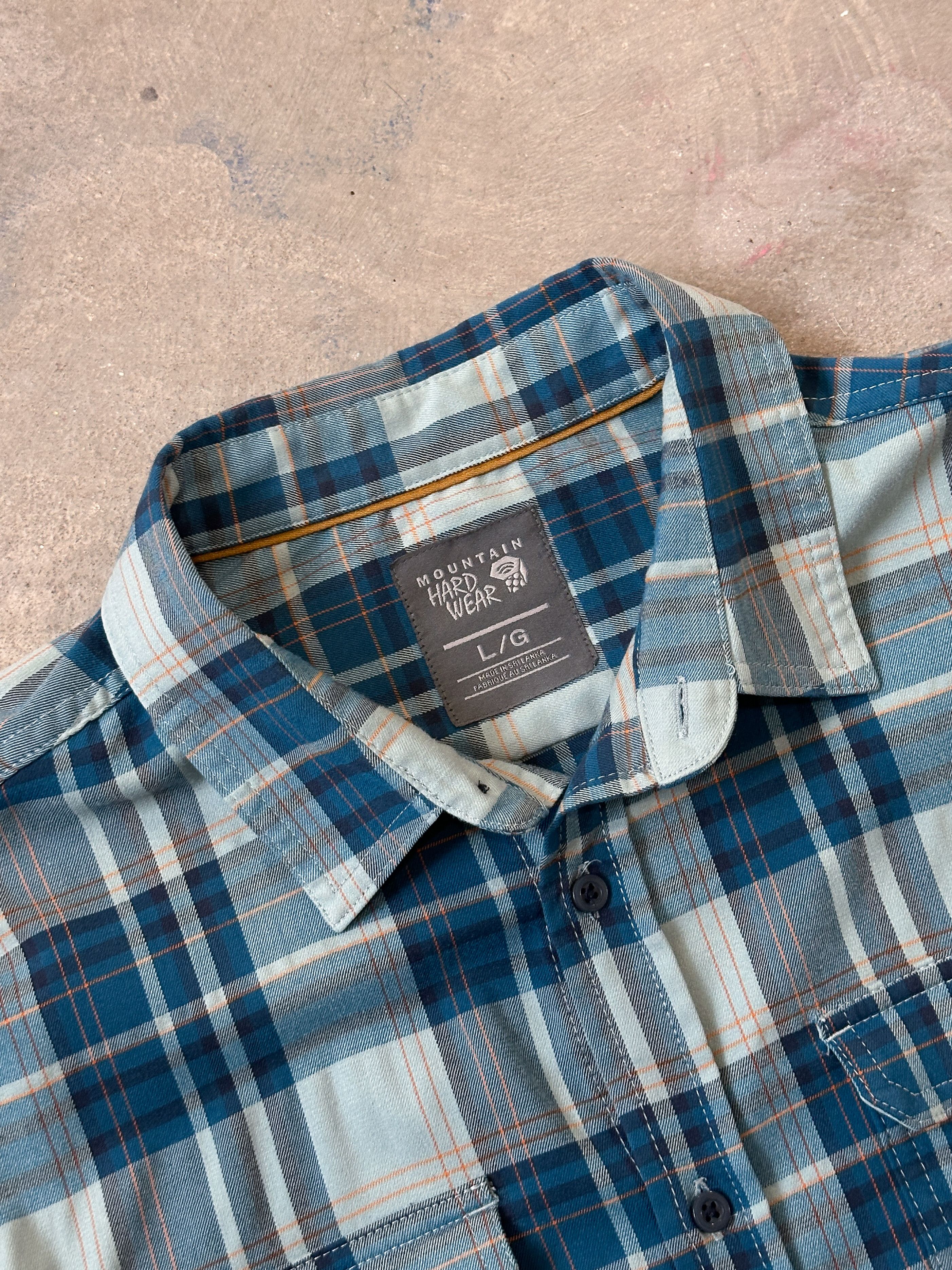 Mountain Hardwear Mountain Hardwear Blue Check Shirt Size US L / EU 52-54 / 3 - 4 Thumbnail