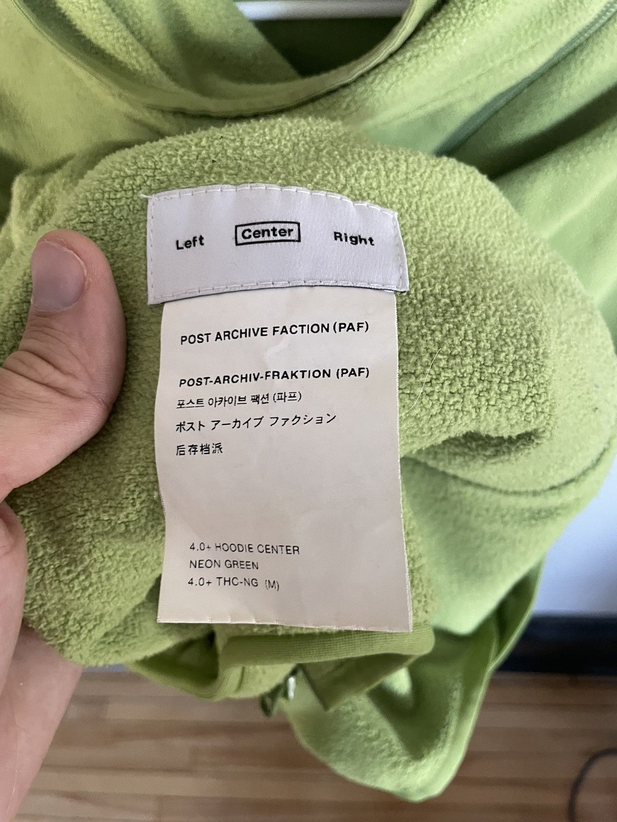 POST ARCHIVE FACTION (PAF) Post Archive Faction Lime Green Sweatshirt Size US L / EU 52-54 / 3 - 3 Thumbnail