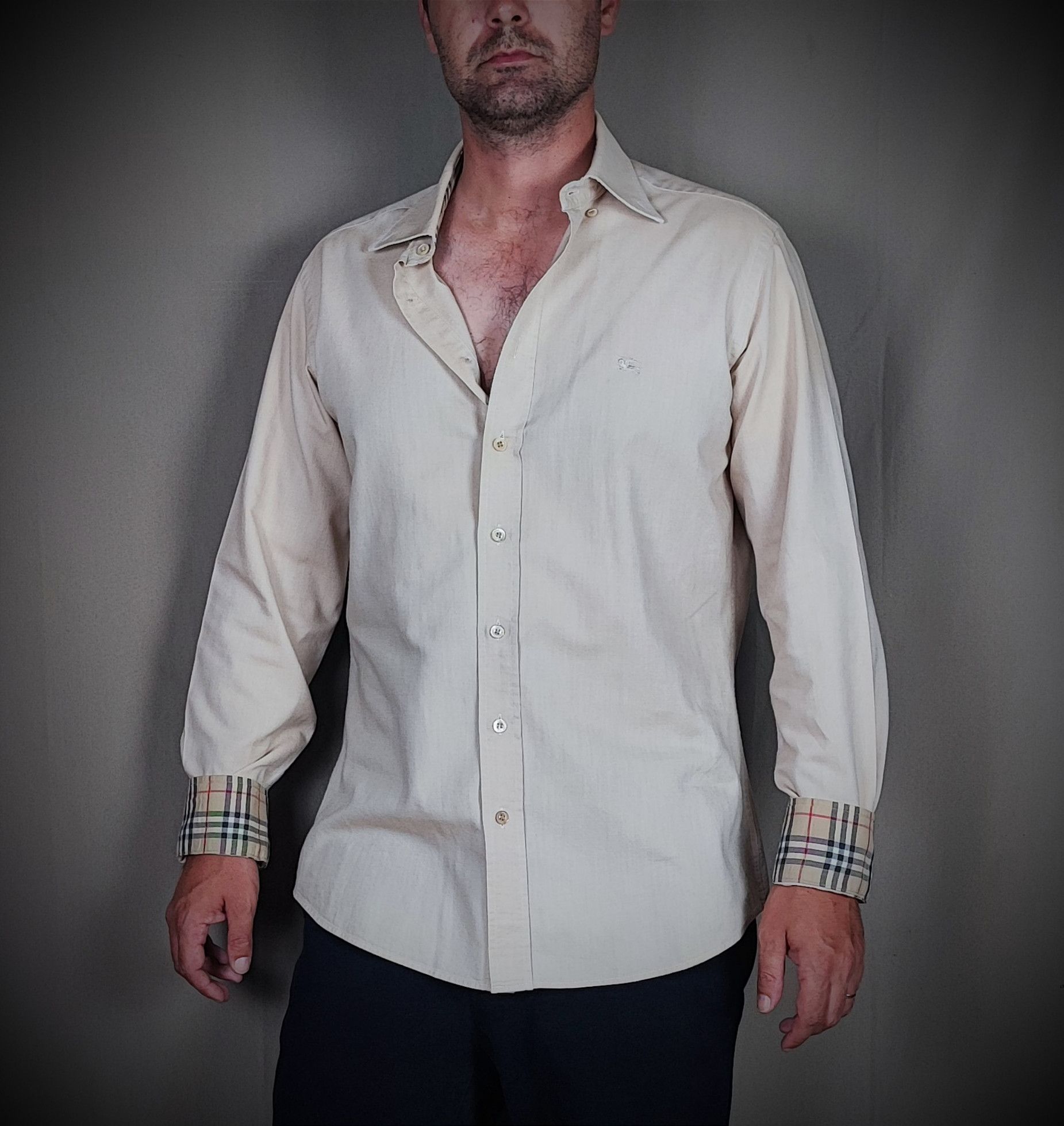 Burberry 🔥Burberry shirt size L beige🔥 Size US L / EU 52-54 / 3 - 2 Thumbnail