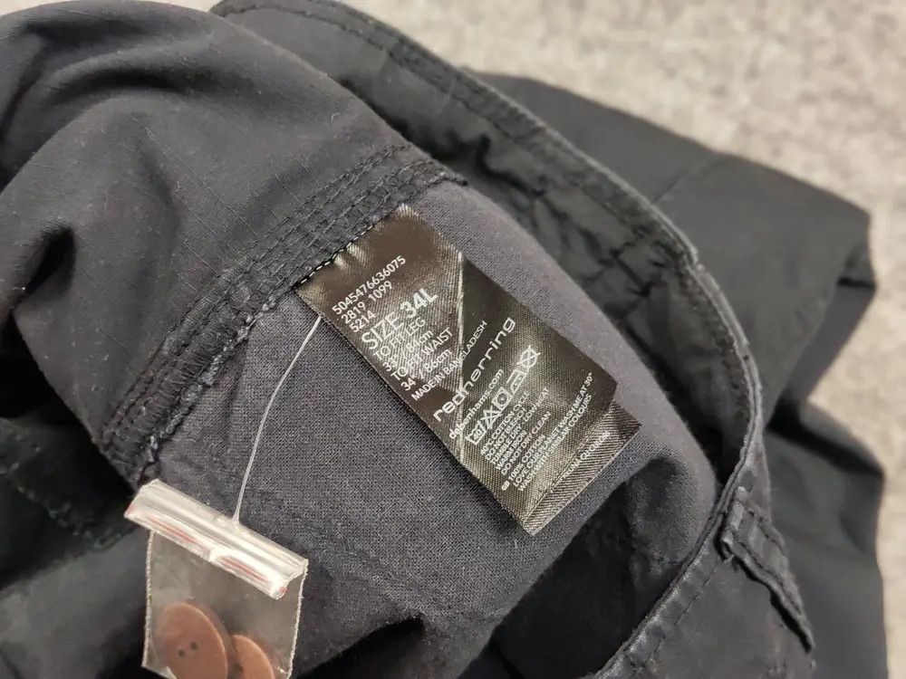 Le Grande Bleu (L.G.B.) Vintage 90's Japanese Cargo Black Pants Travis Scott Style Size US 34 / EU 50 - 9 Thumbnail
