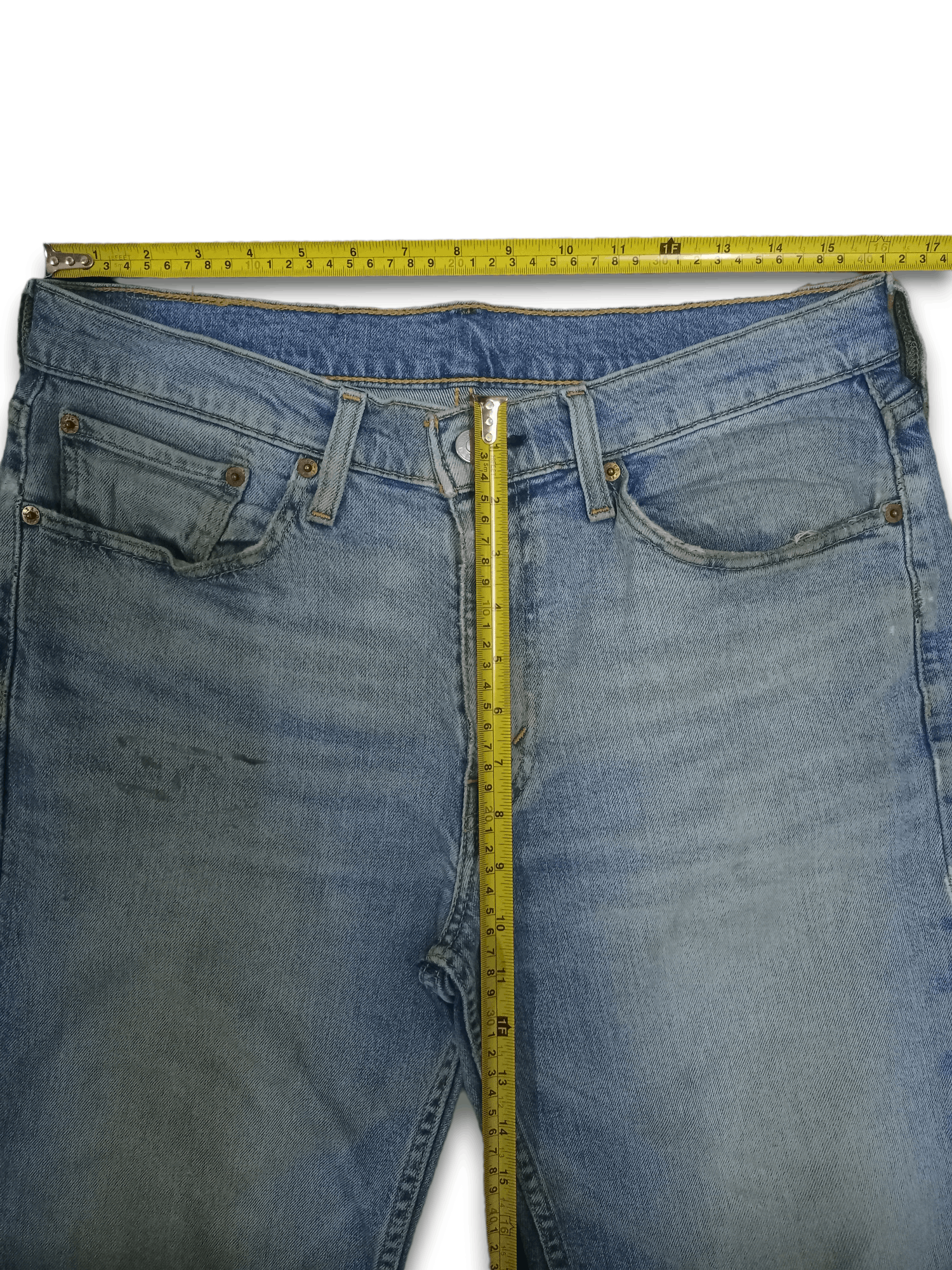 Levi's Vintage Levis 514 Mud Wash Distressed Baggy Jeans 32x31 Size US 32 / EU 48 - 8 Thumbnail