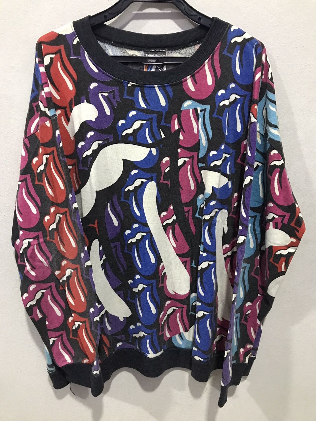 Band Tees × The Rolling Stones × Vintage Vintage The Rolling Stones Sweatshirt Size US L / EU 52-54 / 3 - 1 Thumbnail