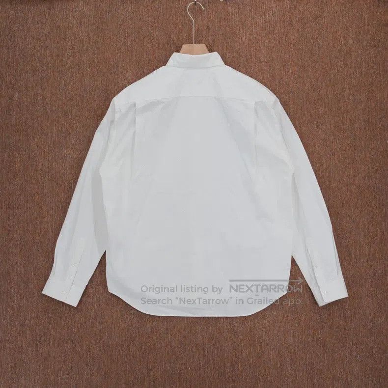 Balenciaga Balenciaga size 37 White Boomerang Embroidered Logo Shirt Size US S / EU 44-46 / 1 - 2 Thumbnail