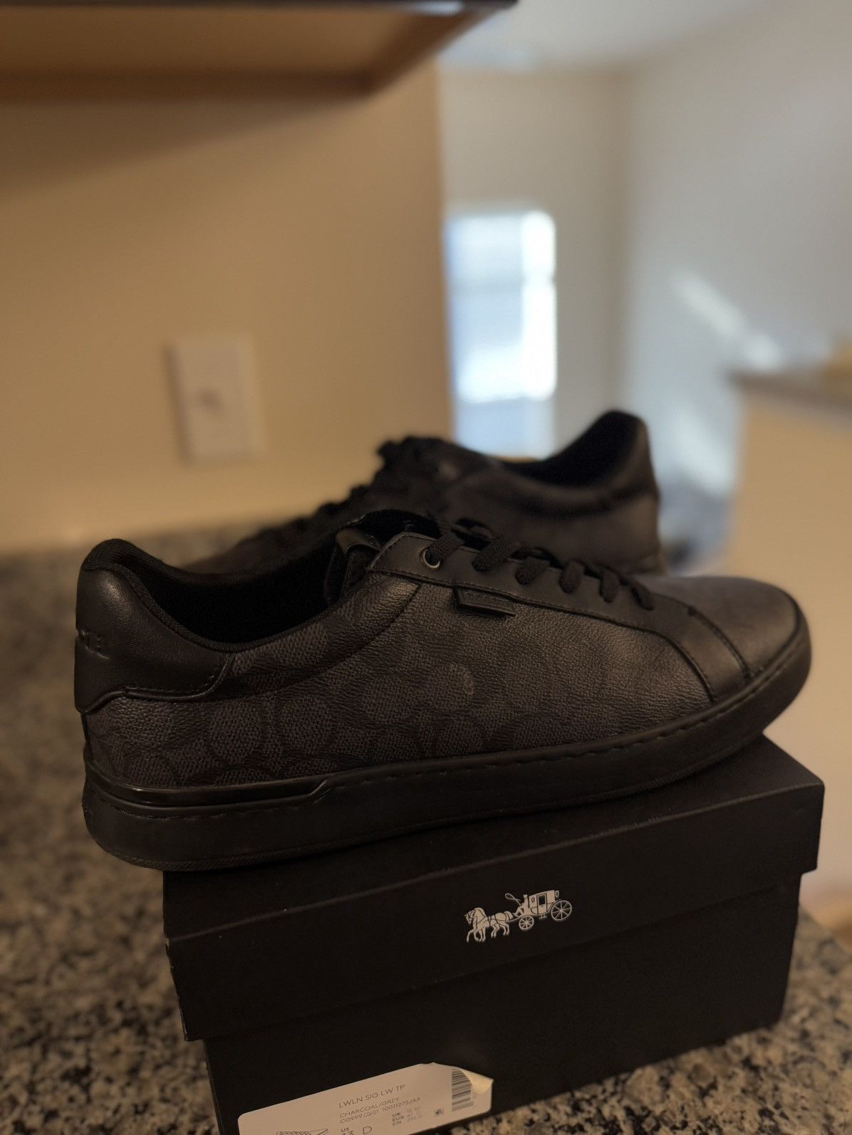Coach Coach Lowline Low Top Sneaker Signature Black Size 13US Size US 13 / EU 46 - 4 Thumbnail