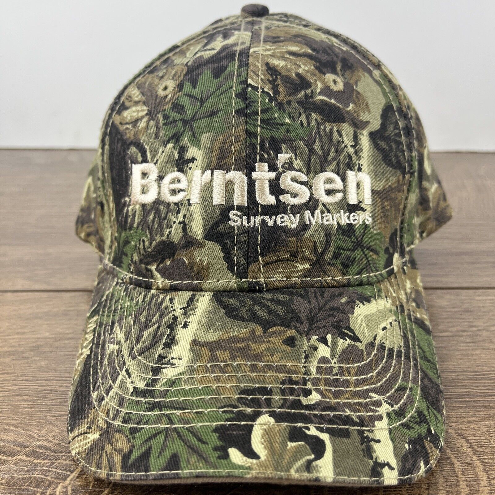 Other Berntsen Hat Survey Camo Green Hat Adjustable Adult Size Hat Size ONE SIZE - 3 Thumbnail