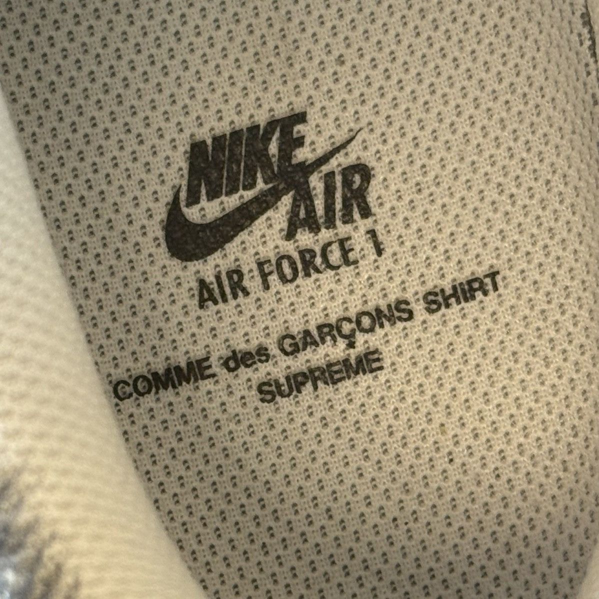 Comme des Garcons SHIRT × Nike × Supreme Nike x Supreme x CDG AF1 Size US 9 / EU 42 - 6 Thumbnail