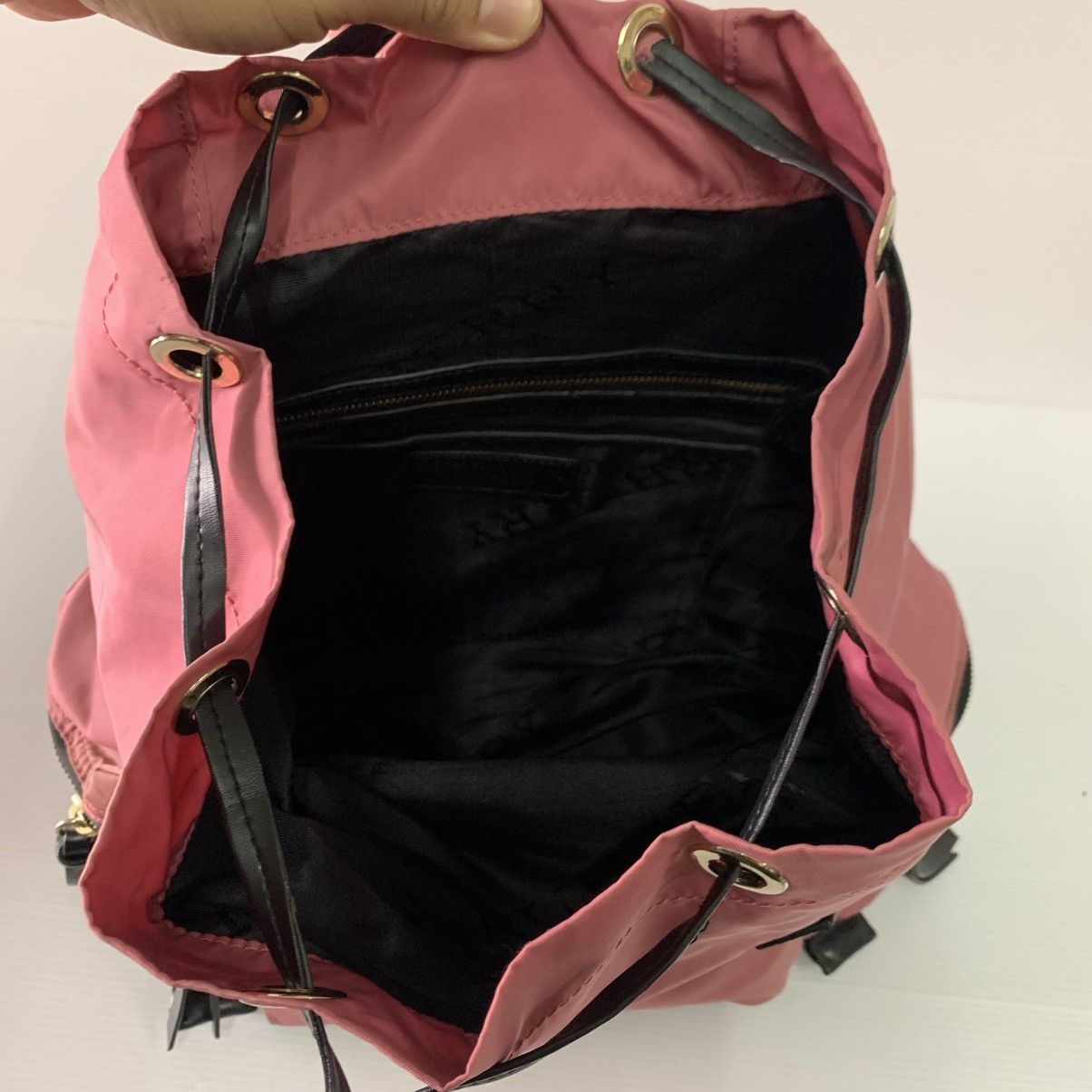 Burberry Burberry Canvas Nylon Pink Backpack Size ONE SIZE - 11 Thumbnail